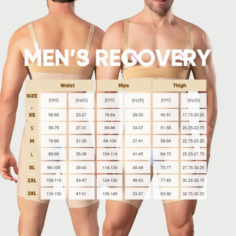 Hombres Faja Reductora Boxer de Compresión con Cintura Alta Abdomen más Plano