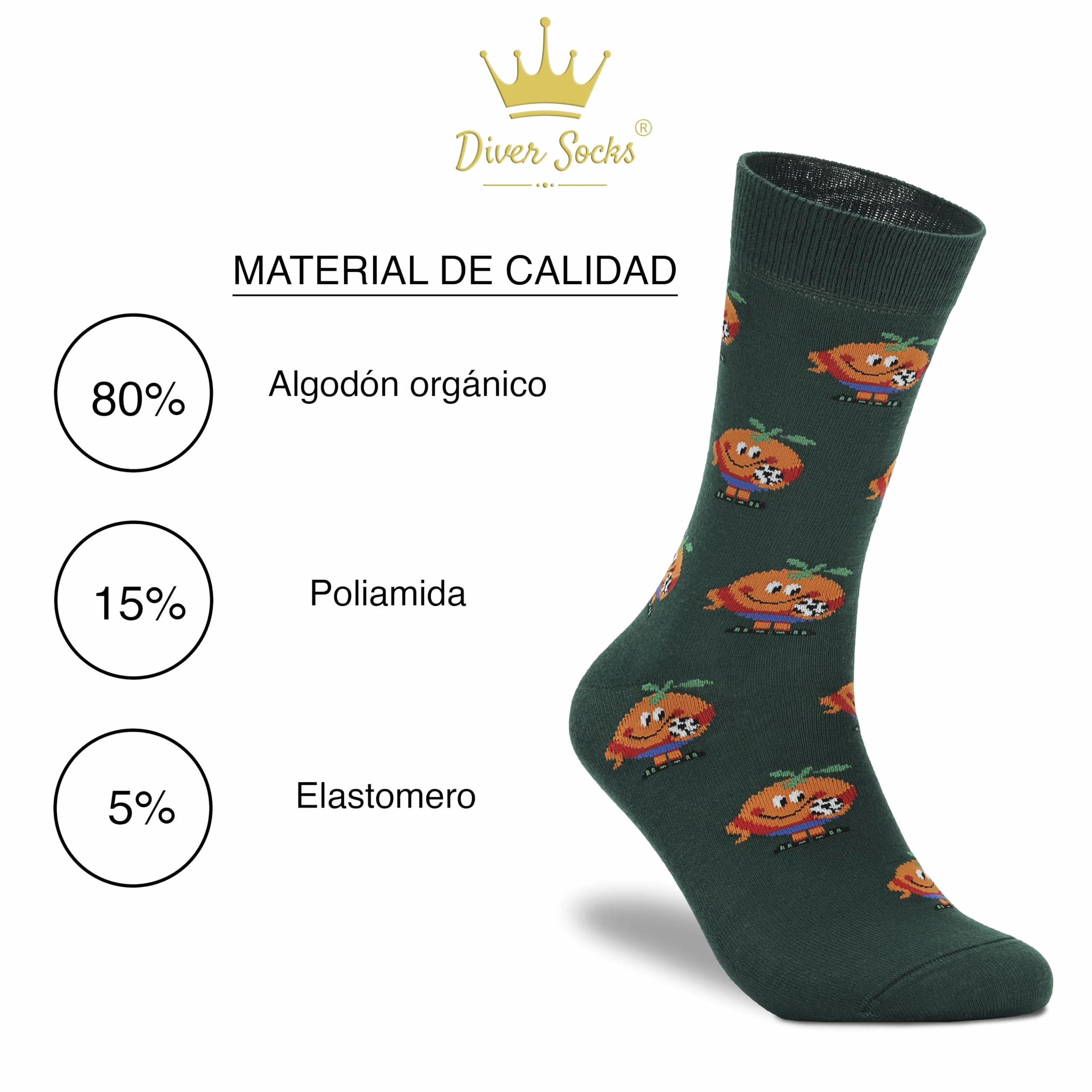 Calcetines Hombre Divertidos De Algodón Suaves Y Transpirables | Estampados Graciosos Con Dibujos Originales | Regalos Originales Para Hombres | Talla Única 40 46 | Estilo Friki Casual