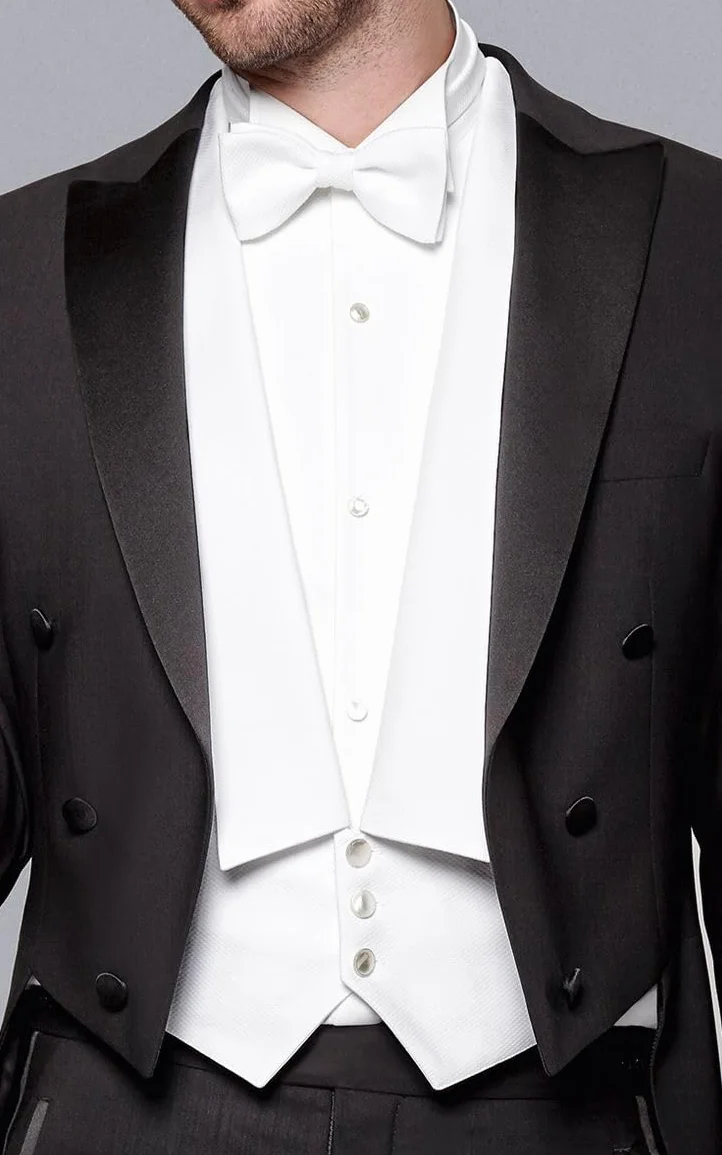 Pajarita Negra Ajustable de Color Sólido para Bodas y Fiestas