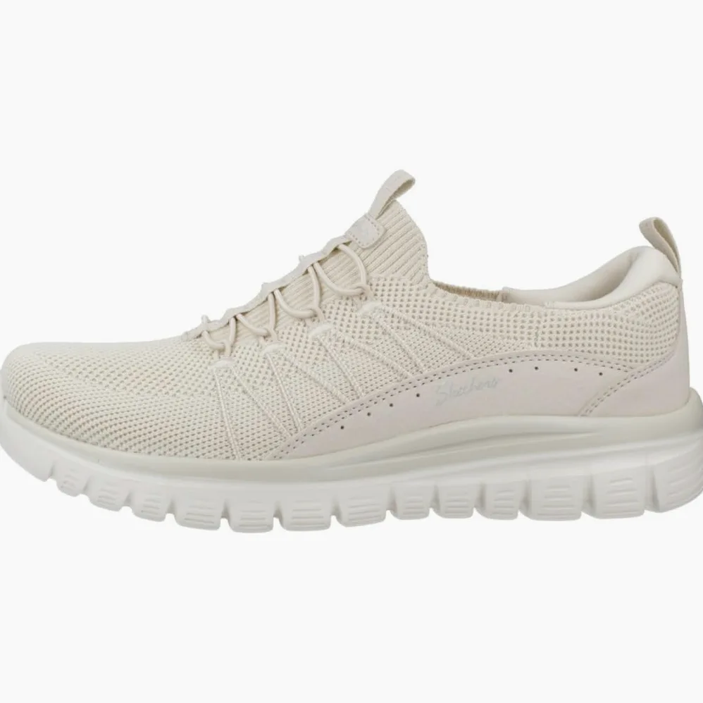 Skechers Graceful - Picture Mujer, Carbón, 39.5 EU
