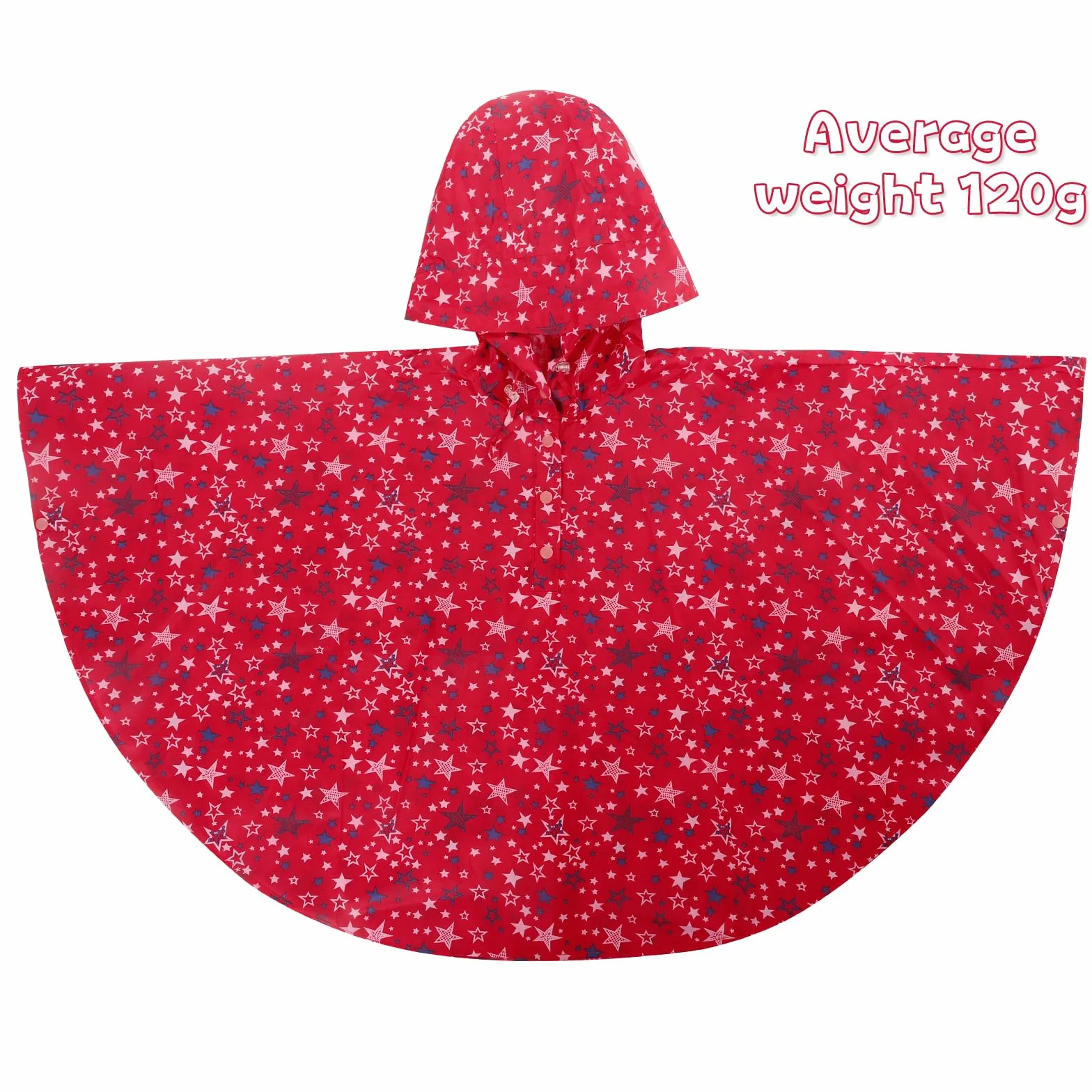 KAKU NANU Poncho Impermeable Chubasquero Niño Niña 3-14 Años Capa con Una Gran Capucha y Una Bolsa de Almacenamiento Amarillo Azul Rosa Rojo