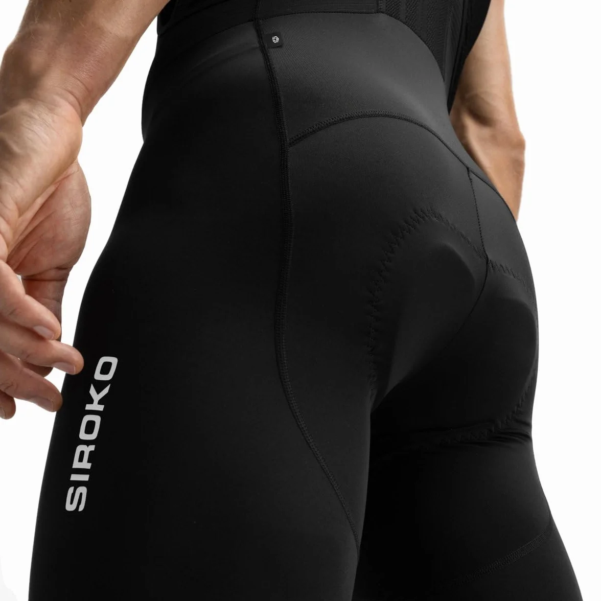 SIROKO - Culotte Ciclismo Flandrien - L - Negro