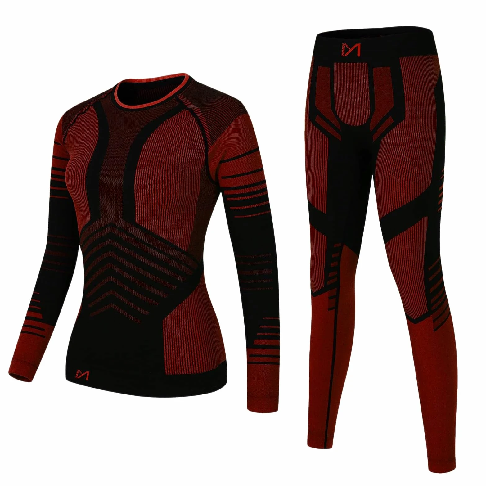 Generisch Ropa interior funcional de alto rendimiento para mujer como juego completo con tecnología de compresión térmica para correr actividades de entrenamiento en frío