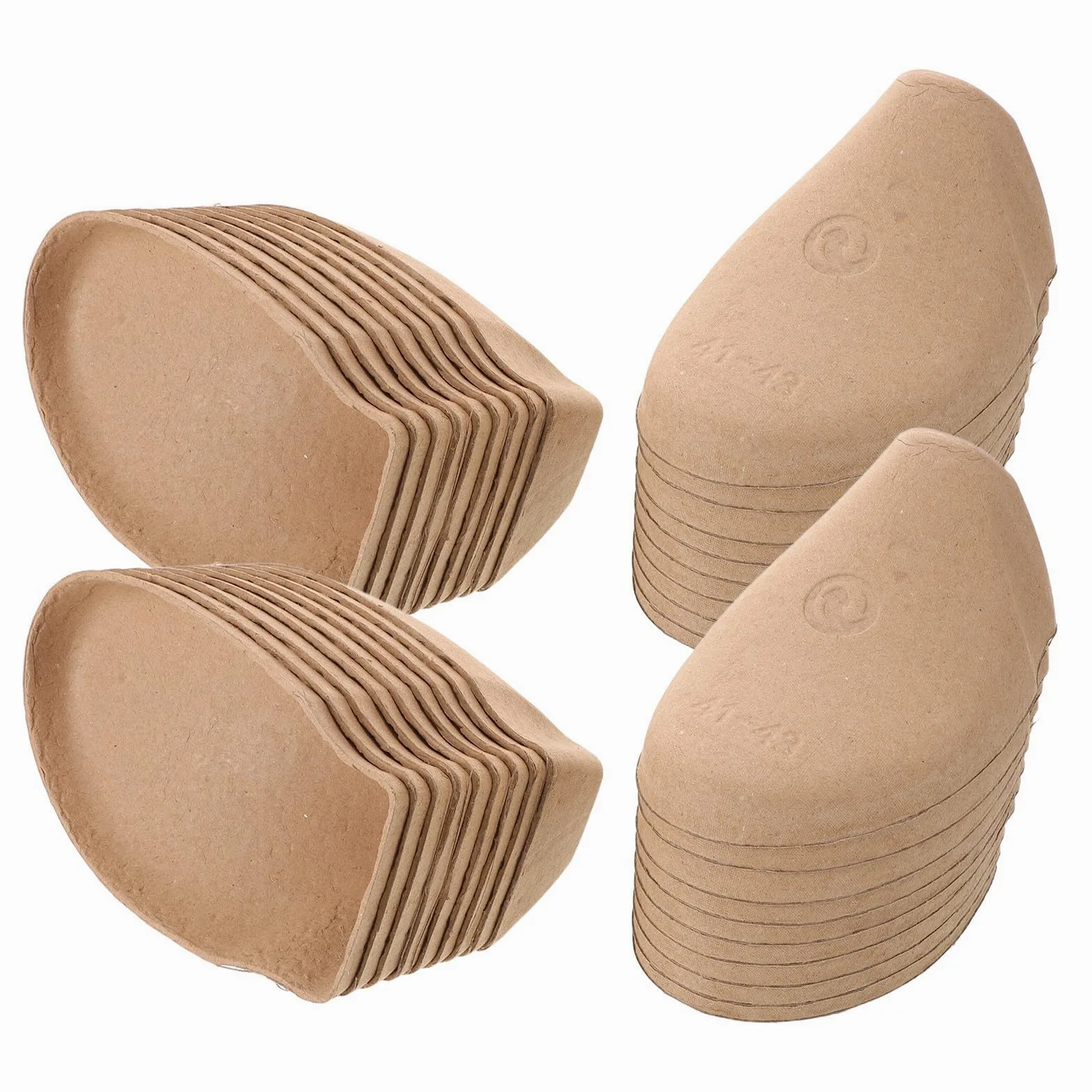 Cabilock 50 Pares Hormas para Zapatos de Tintorería de Pulpa de Papel para Botas y Zapatillas, Soporte Comercial Eu 41-43 Protección Instantánea contra Deformaciones en Ambientes de Alta