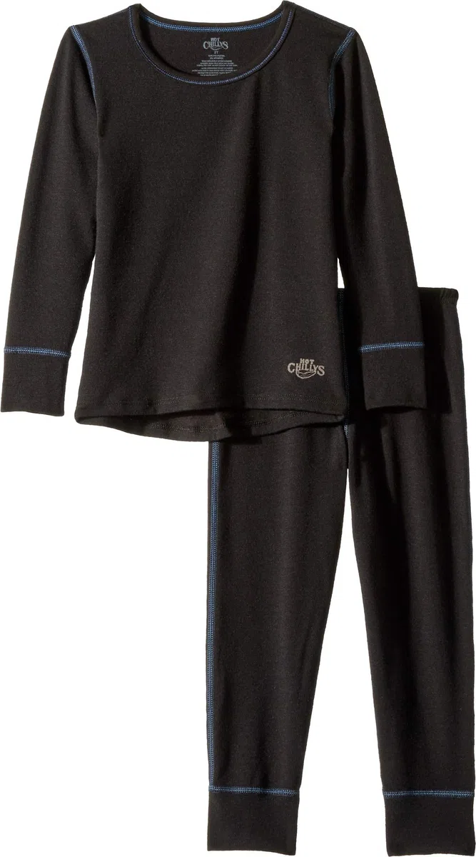 Hot Chillys MTF Originals - Conjunto de capa base de peso medio para niños pequeños