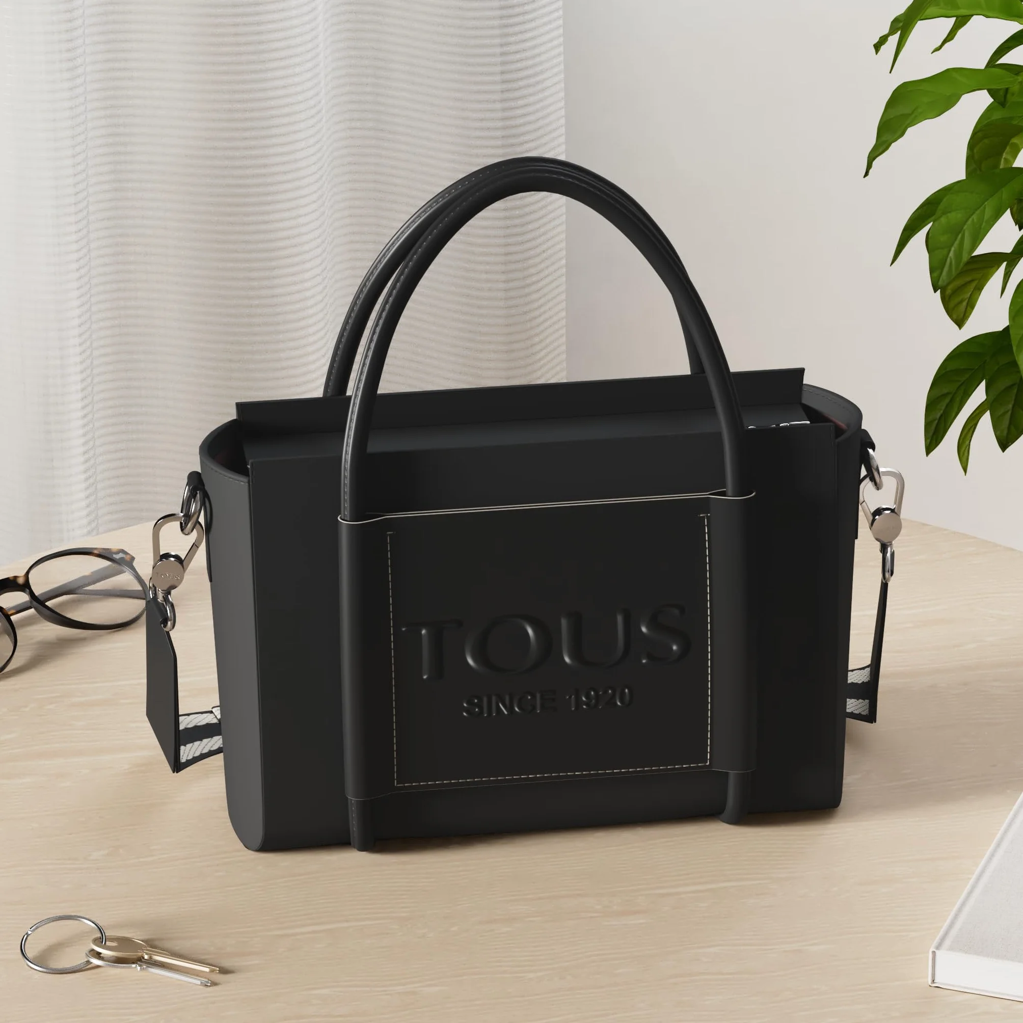 TOUS City mediano negro, Para Mujer, Colección Empire Soft