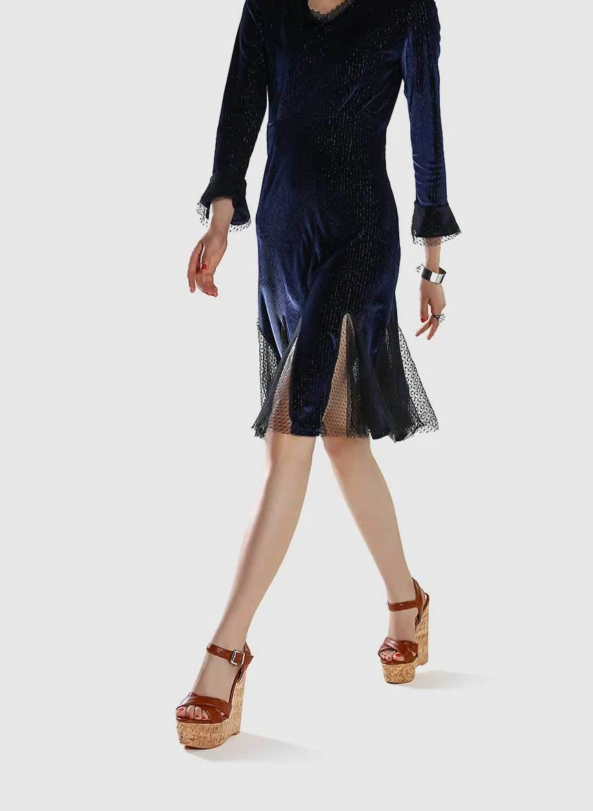 Castamere Zapatos de Tacón Plataforma Mujer Sandalias con Cuña Moda Punta Abierta Wedge High Heels Zapatos