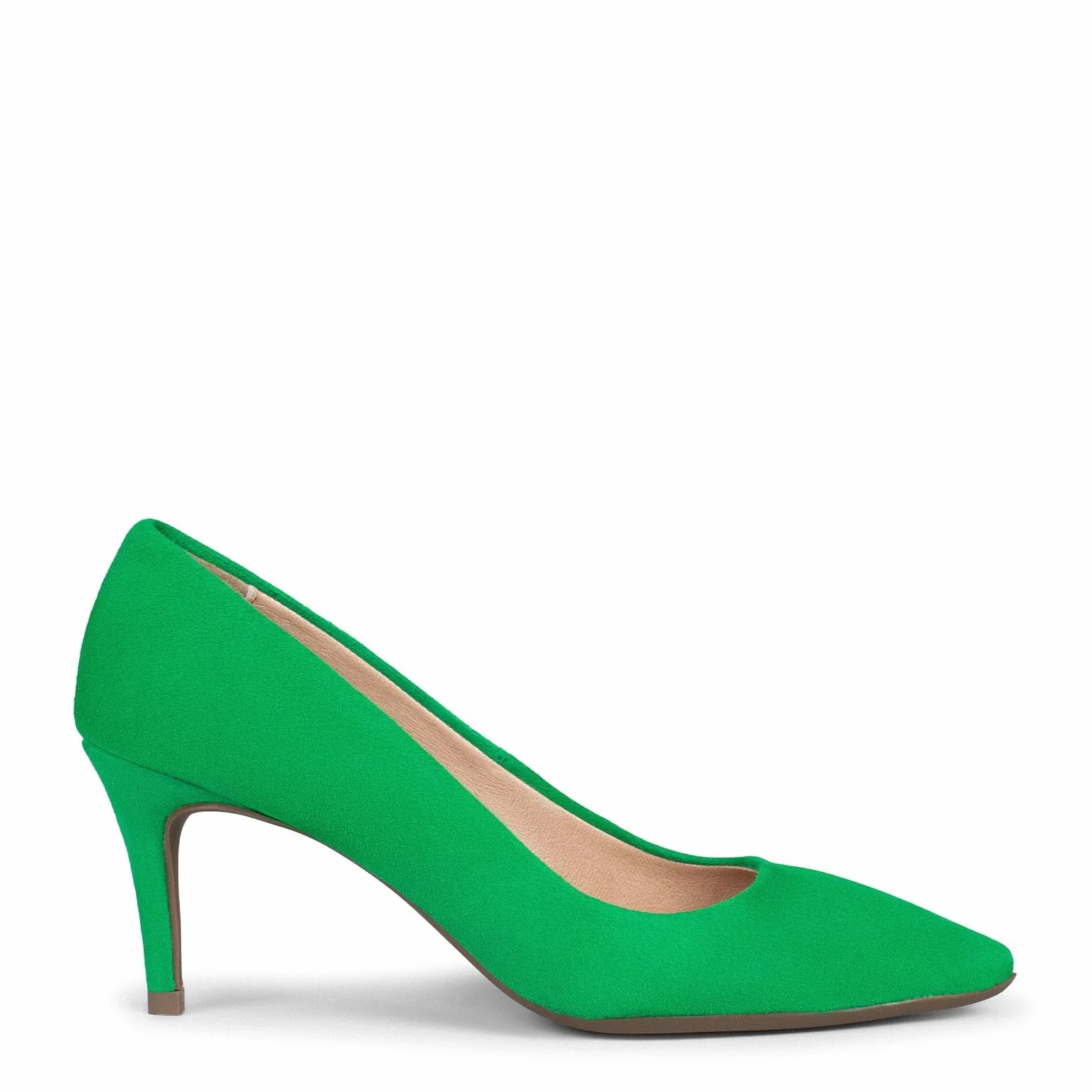 miMaO. Zapatos Mujer de Piel de Ante con tacón Fino y Plantilla de Gel. Diseñado y Fabricado en España