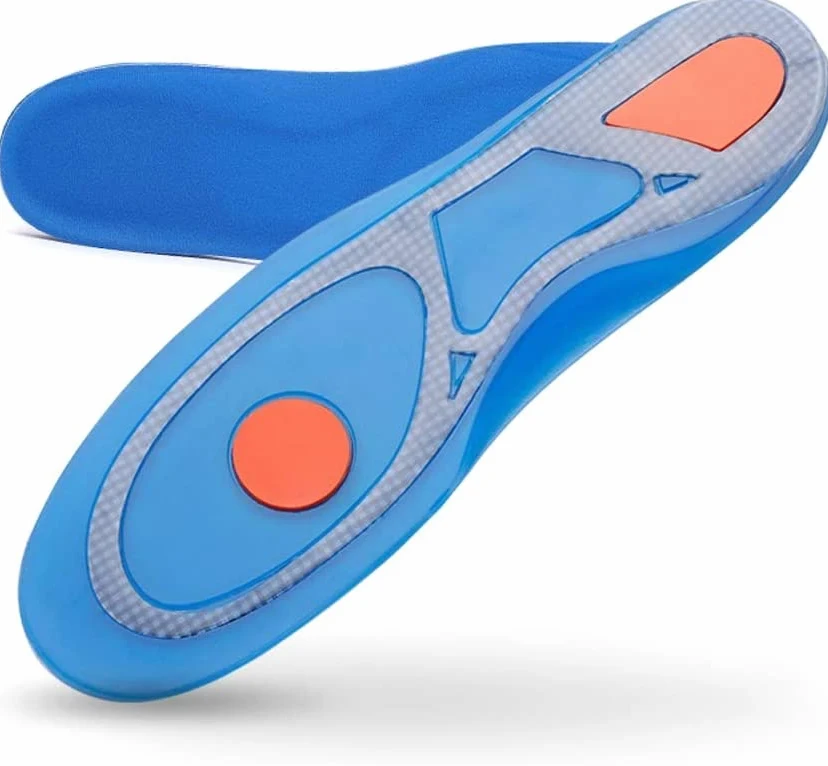 Silicon Gel Insoles Foot Care for Plantar Fasciitis Heel Spur Shoe Insoles Shock Absorption Pads Arch Orthopedic Insoles (Size : 40-42)