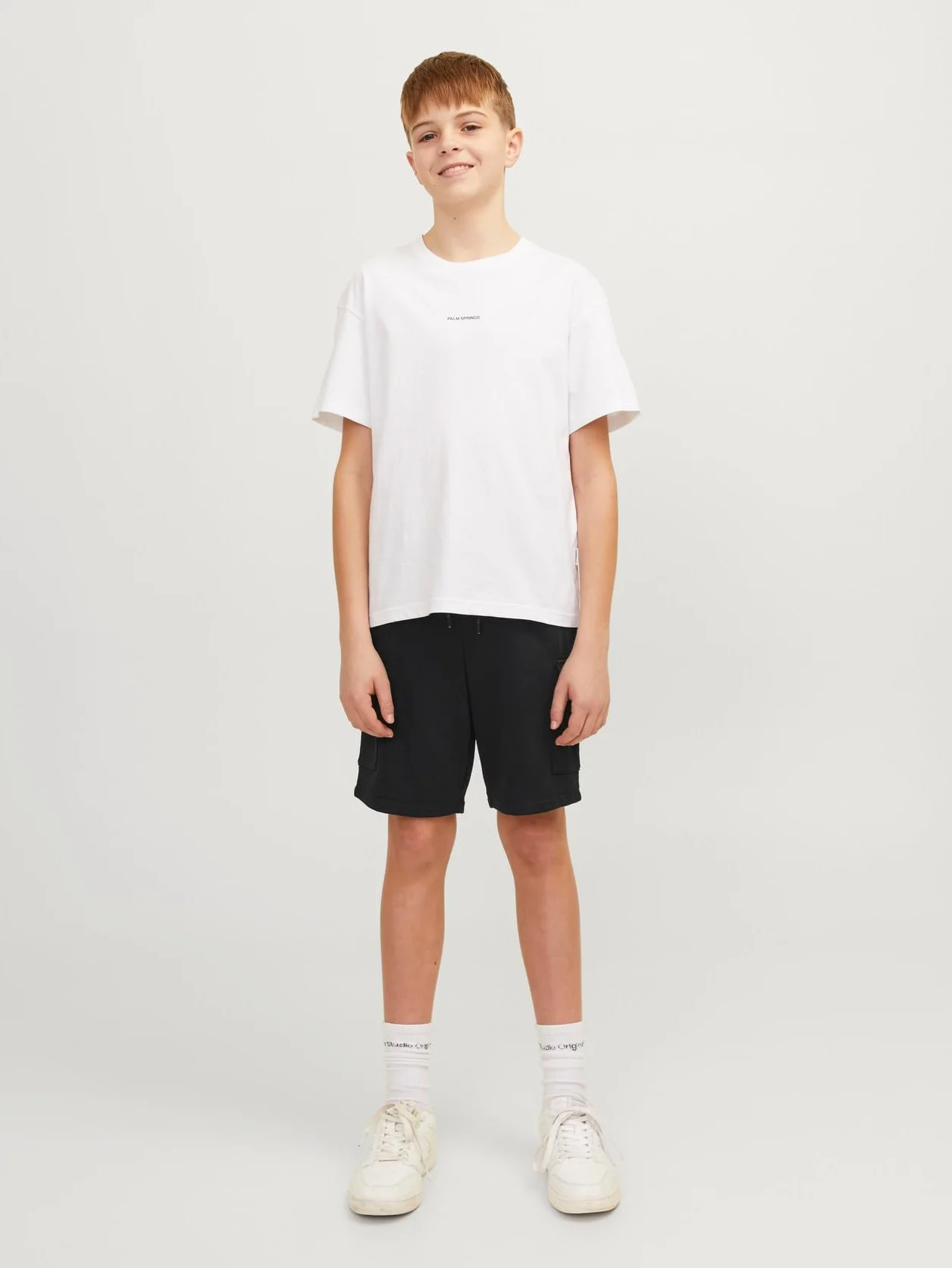 Jack & Jones Jpstbradley Sweat Cargo Shorts GMS Jnr - Pantalones Cortos Niños