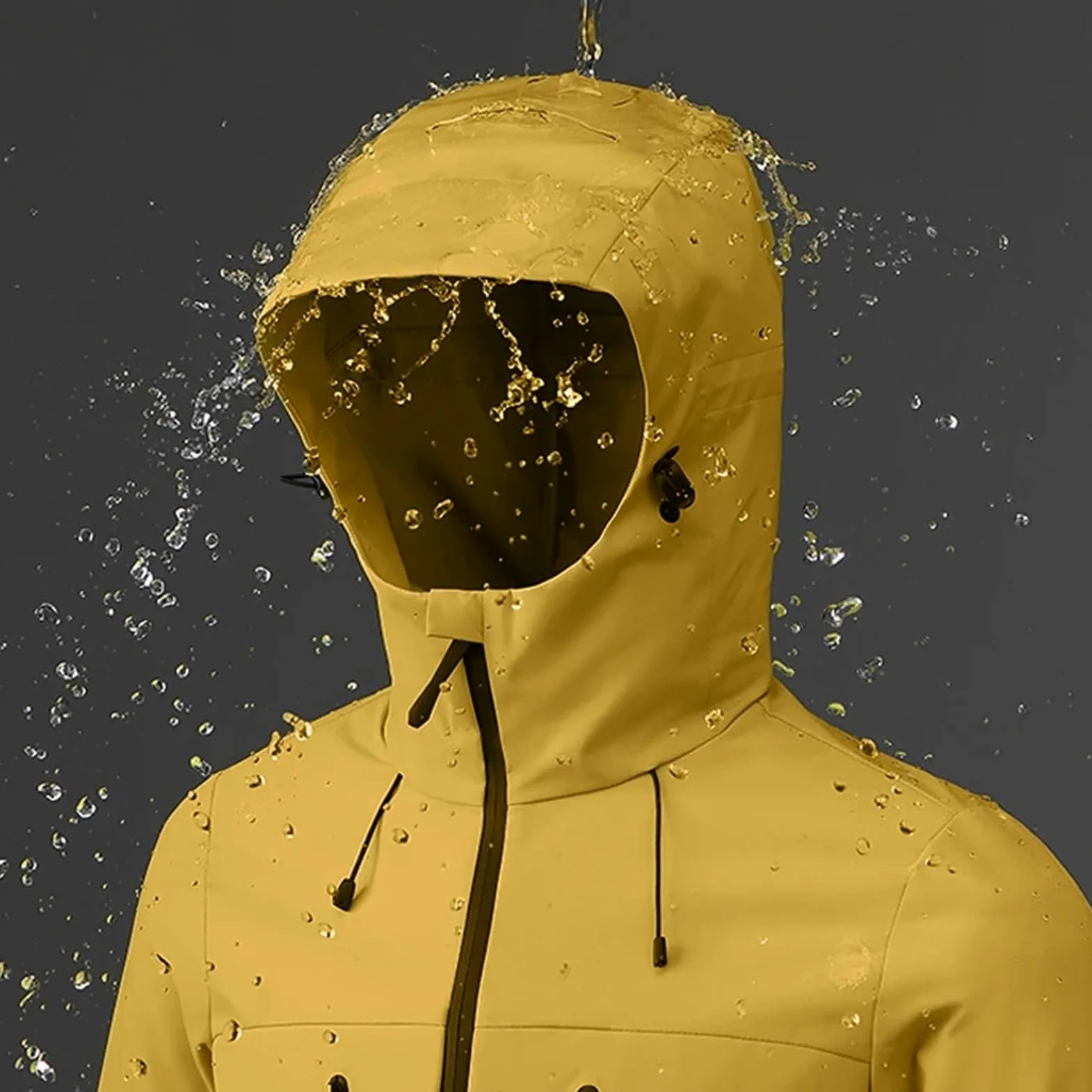 Chaquetas impermeables for senderismo, camping, trekking, cortavientos, unisex, for deportes al aire libre, con capucha, for escalada Para Hombre