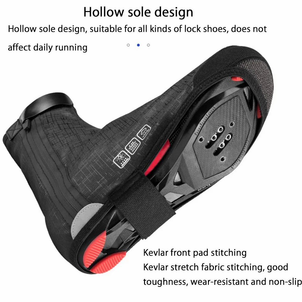 Cubrezapatillas de Ciclismo - Cubrezapatillas Impermeables Cubrezapatillas Overcoat Bicicleta de Carretera MTB para Deportes al Aire Libre Ciclismo Senderismo, Mujer Hombre Cubrezapatos