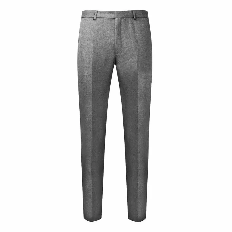 L S U Pantalones escolares ajustados niños cremallera clip uniforme 6/7-15/16 años medio elástico