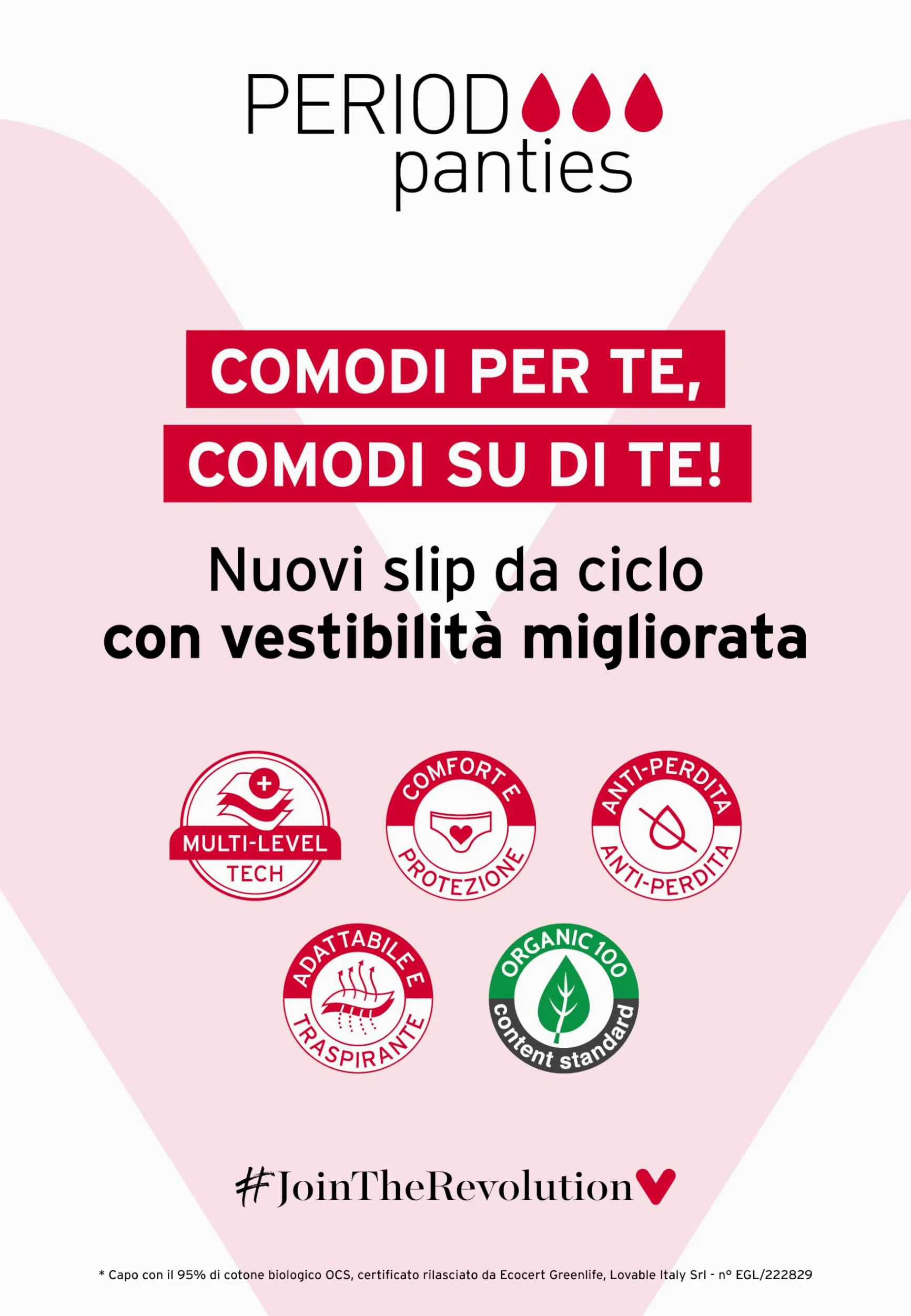 Lovable Culotte Da Ciclo Mestruale Flusso Abbondante Period Panties Cierre Mujer (Pack de 1)