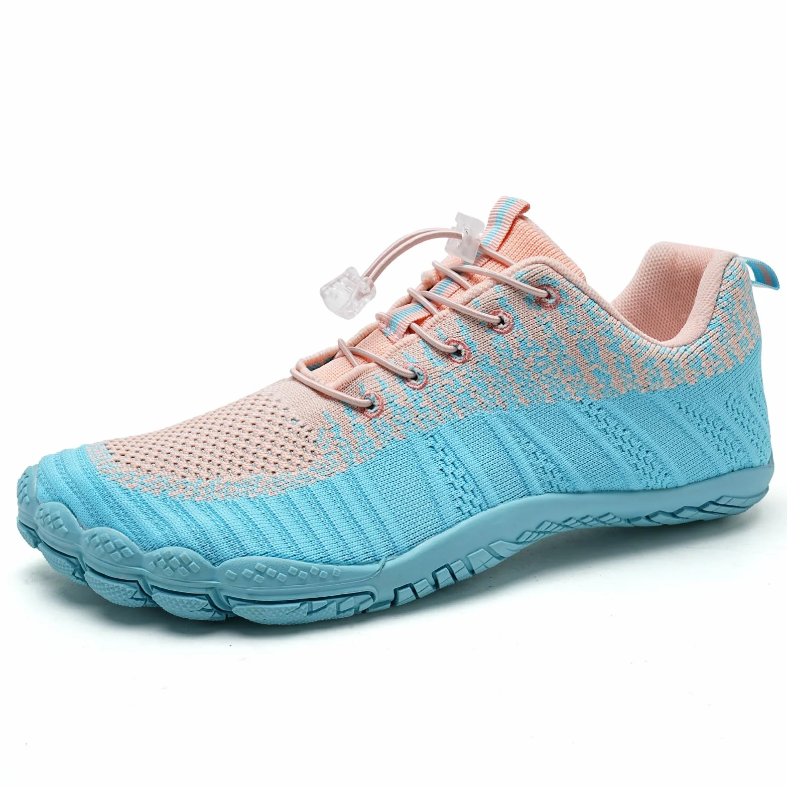 WateLves Zapatos de agua para hombre y mujer, calcetines de playa, transpirables, anchos, para nadar al aire libre, caminar, antideslizantes, para piscina, senderismo, kayak, buceo, surf, A-rosa/azul,