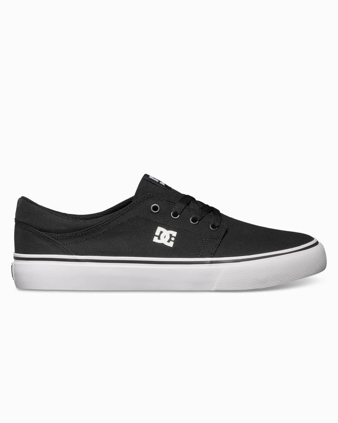 DC Shoes Trase Tx - Shoes For Men Zapatillas de Skateboard para Hombre, Black White, 41 EU