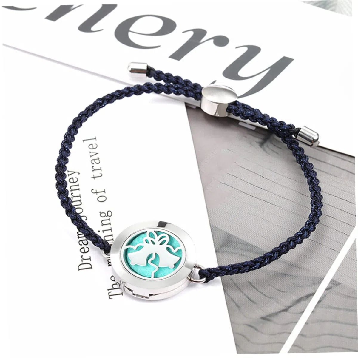 5piezas Pulsera Difusora De Aceites Esenciales Para Mujeres Pulsera Ajustable De Aromaterapia Locket De Perfume Joyería Elegante Para Ocasiones Especiales