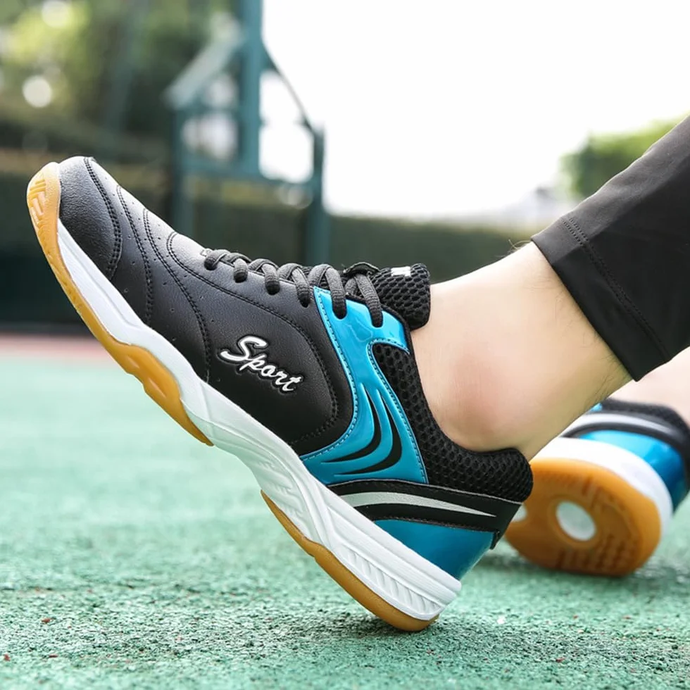 Hixingo Anti-Slip Zapatillas Deportivas Hombre, Transpirable Entrenamiento Corte Zapatillas Hombre, Zapatillas Running Hombre de Bádminton Tenis, Interior Exterior Deportivas Hombre