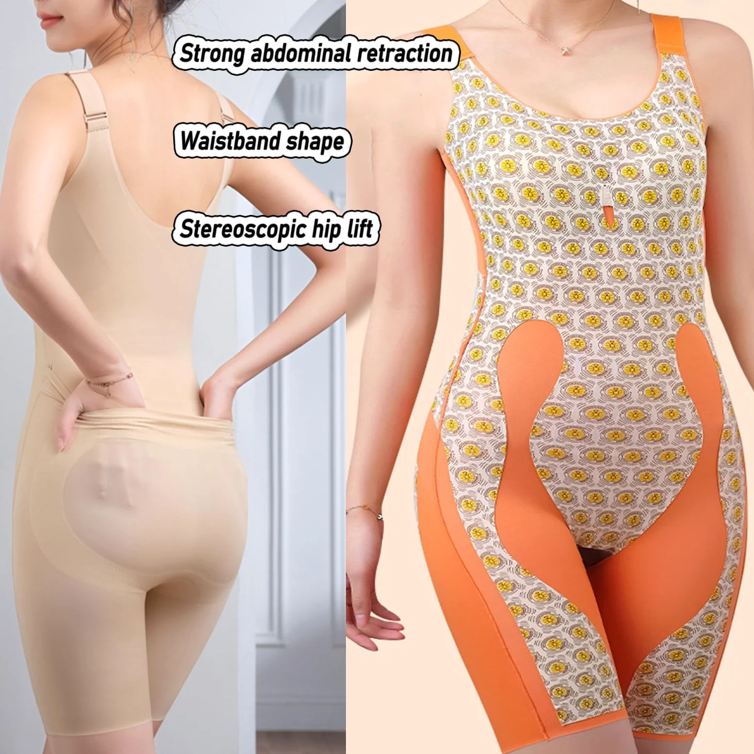 No Bra Required-One - Piece Bodysuit Tummy Controlor Butt Lifter Shapewear Women, Corset Bodysuit