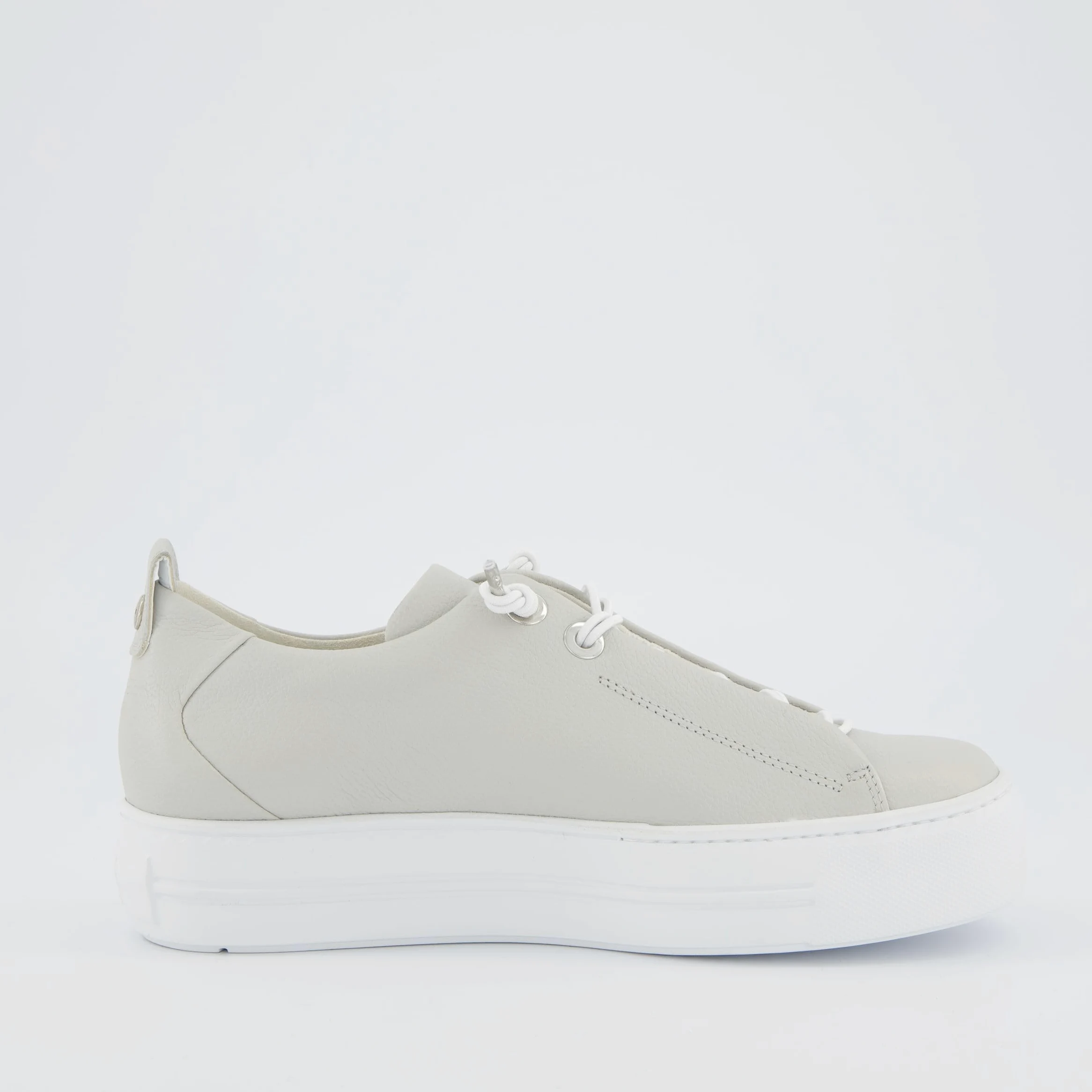 Paul Green Zapatillas 5017-367 Cuero Liso Gris Mujer