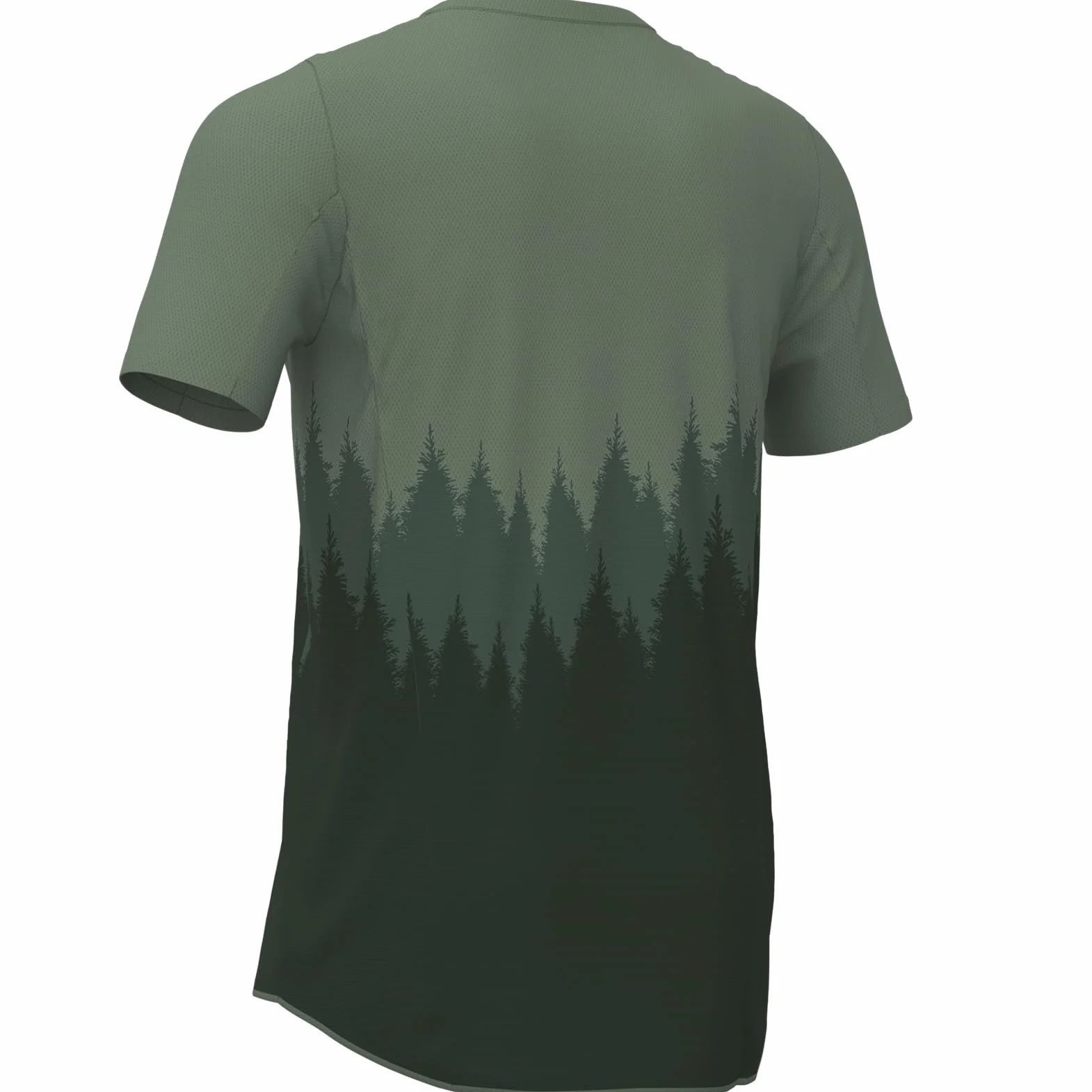 Camiseta MTB Manga Corta para Hombre, Ropa de Ciclismo de Montaña Textura Suave