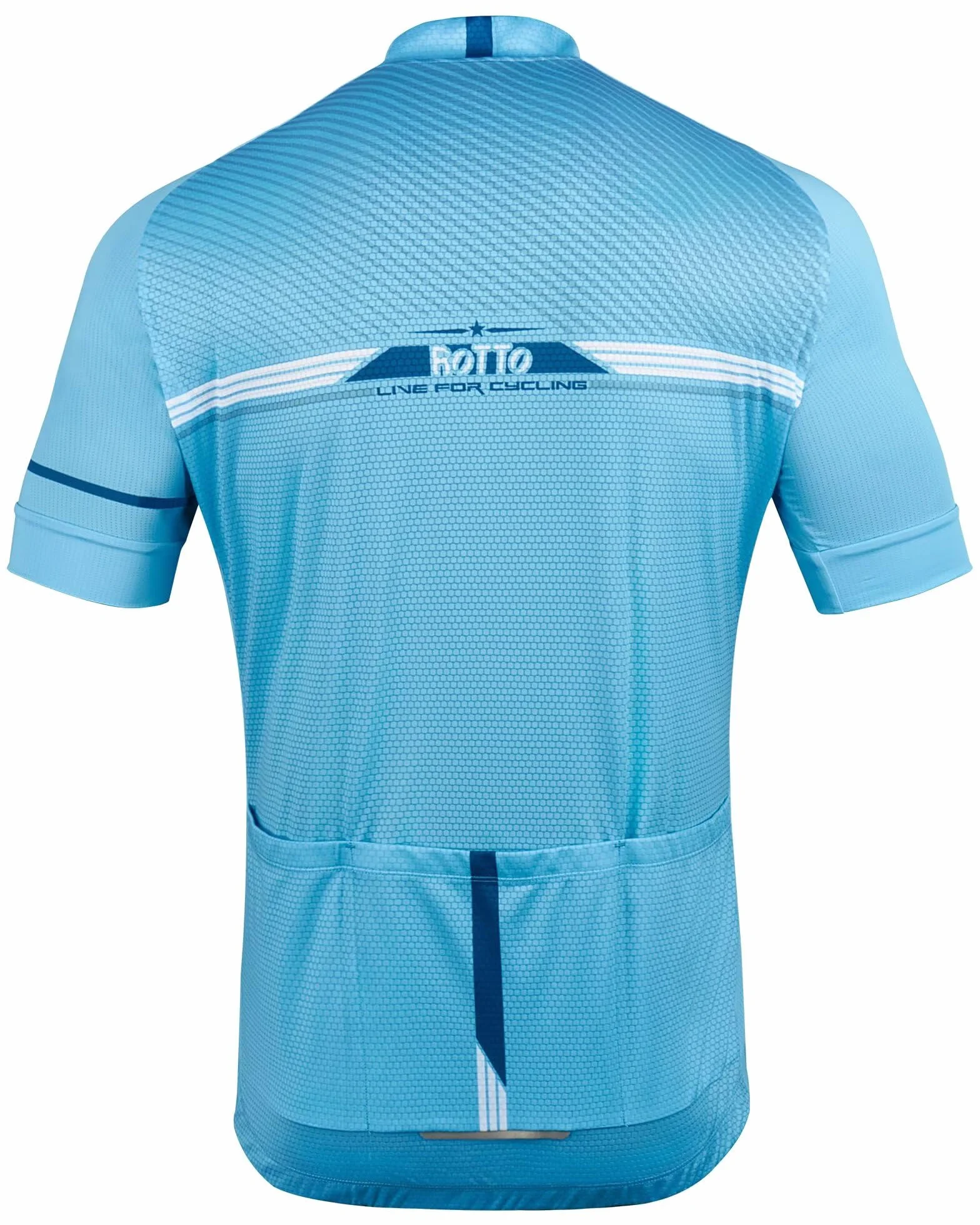 ROTTO Maillot Ciclismo Hombre Manga Corta MTB Serie de línea Simple