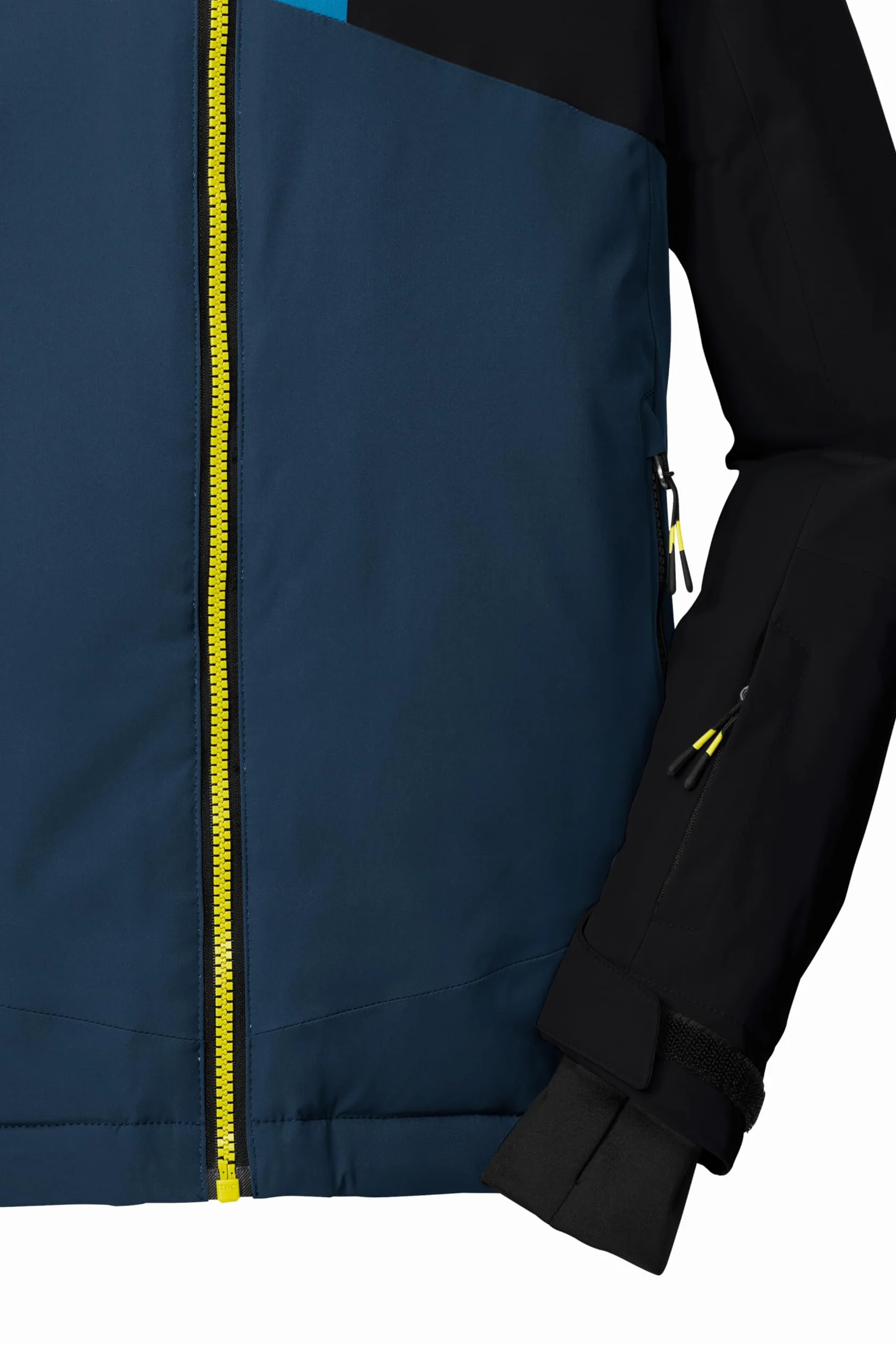 Killtec KSW 192 BYS SKI JCKT - Chaqueta de esquí con capucha y paranieves para niño, color azul oscuro/azul cielo, 152, 43475-000