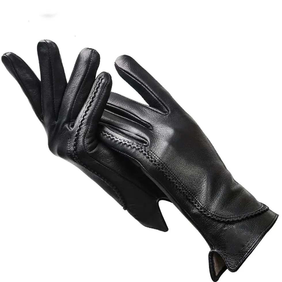 Xzeit Guantes más cálidos, guantes cálidos de invierno, guantes cálidos de invierno, guantes de cuero cálidos para mujer, guantes de esquí
