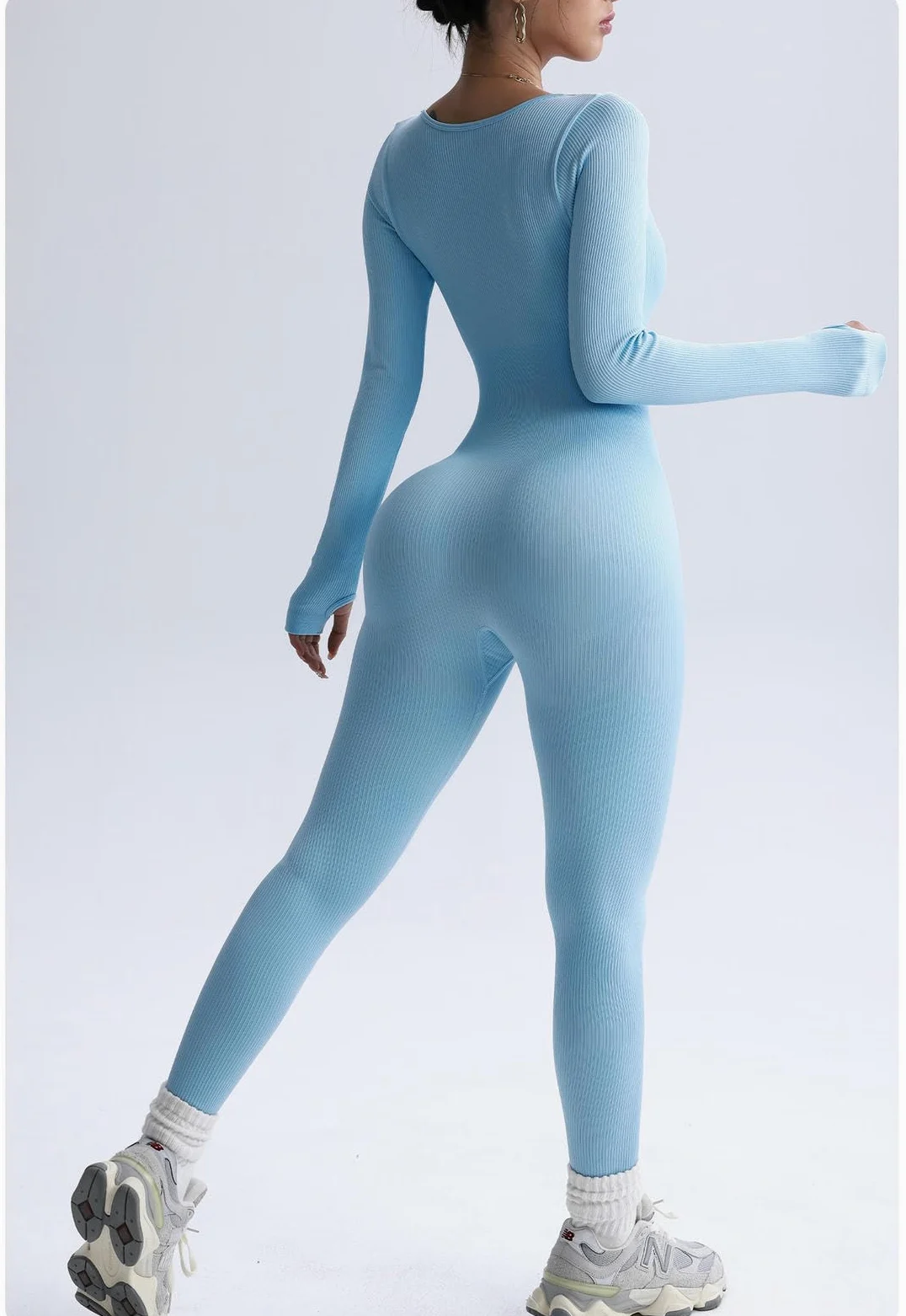 Ropa de Yoga para Mujer Body Sin Costuras, Deportiva Ajustada Y Secado Rápido, Yoga-marrón-m