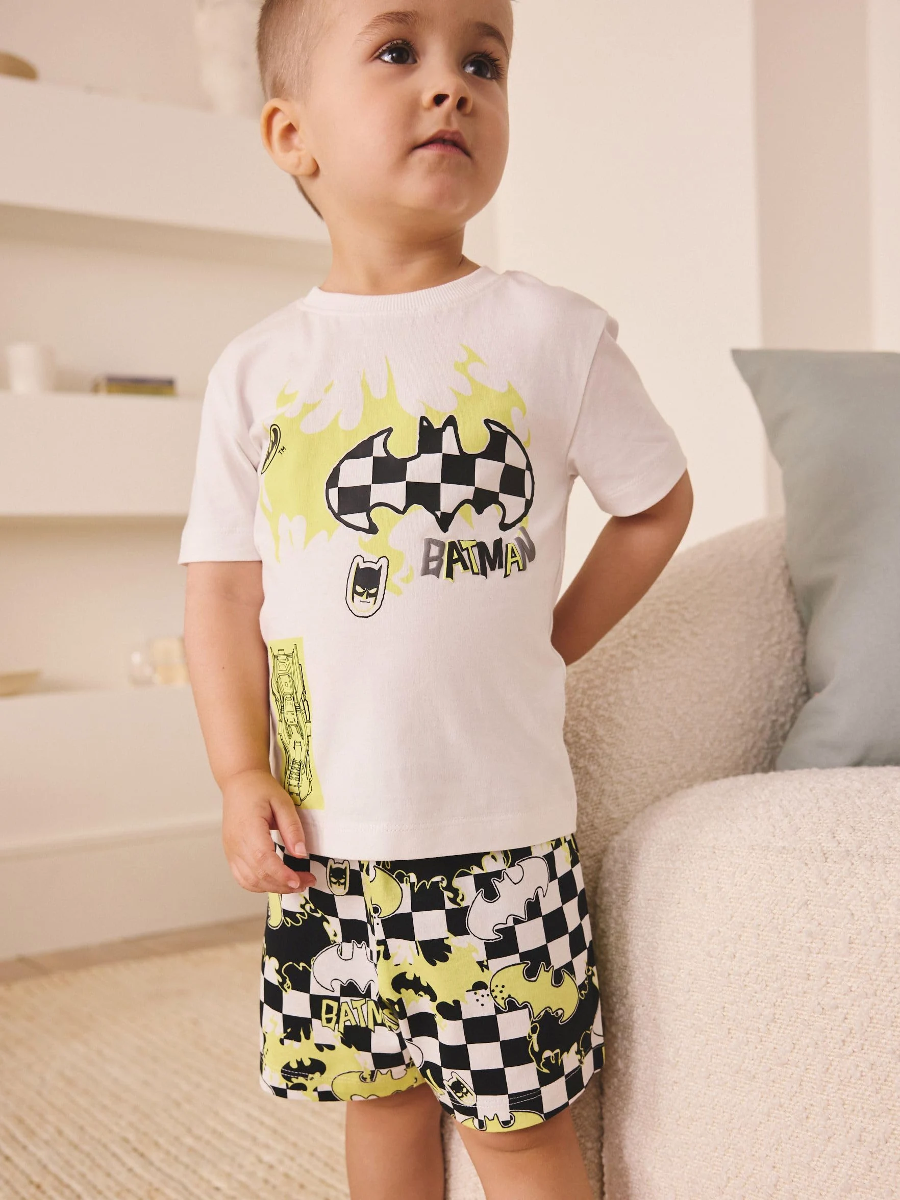 NEXT Niños Pack de 2 Pijamas Cortos de Batman