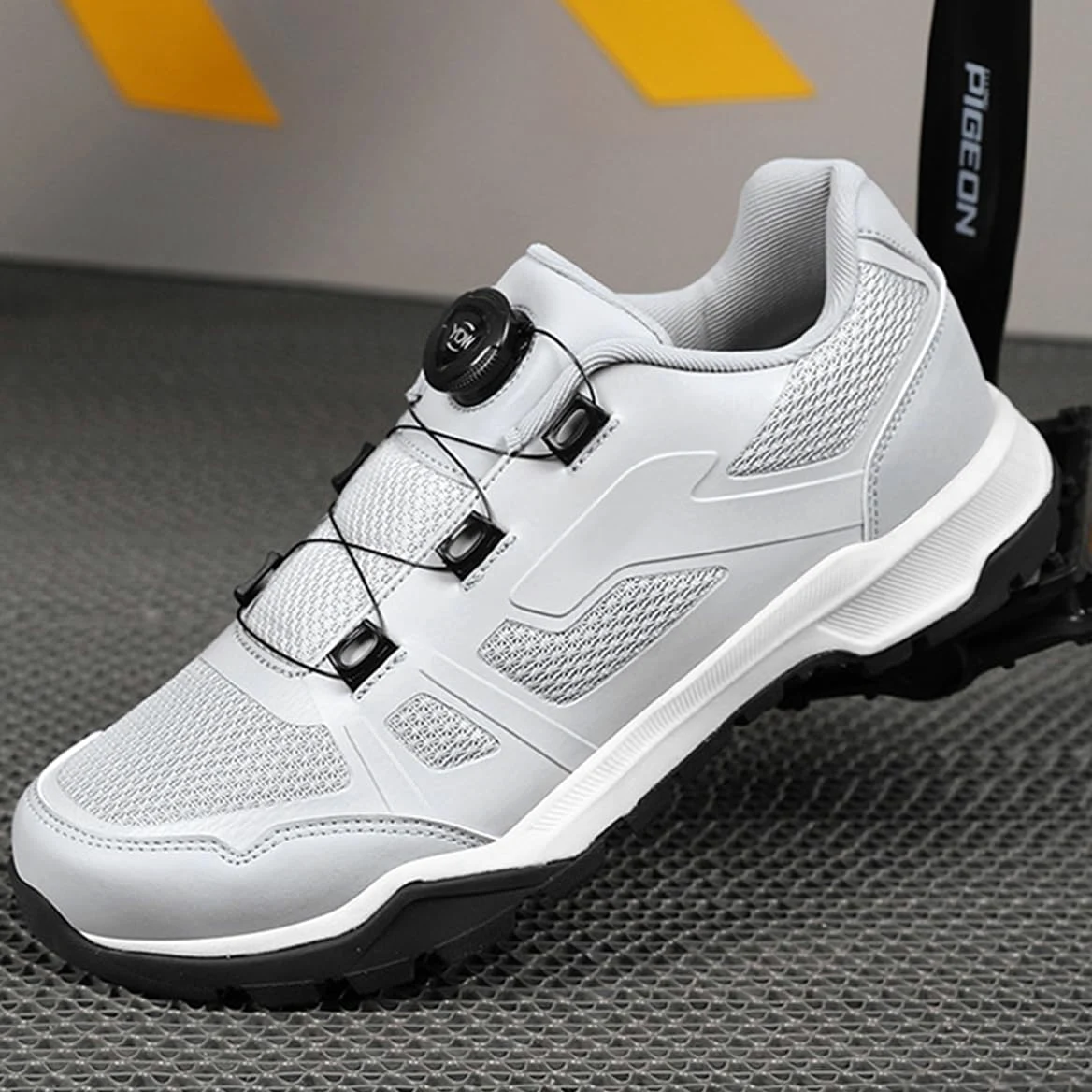 Zapatilla de Ciclismo Hombre Mujer Zapatos Bicicleta de Montaña | Zapatillas Carreras Compatible con SPD Pedales de 2 Tornillos con Calas Respirables Exterior Unisex Adulto