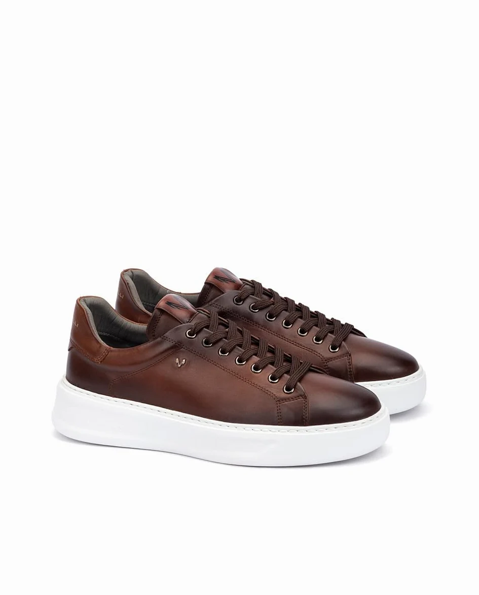 MARTINELLI Sullivan Deportivos Hombre | en Cuero | Suela Extraligera | Talla EU 39-46