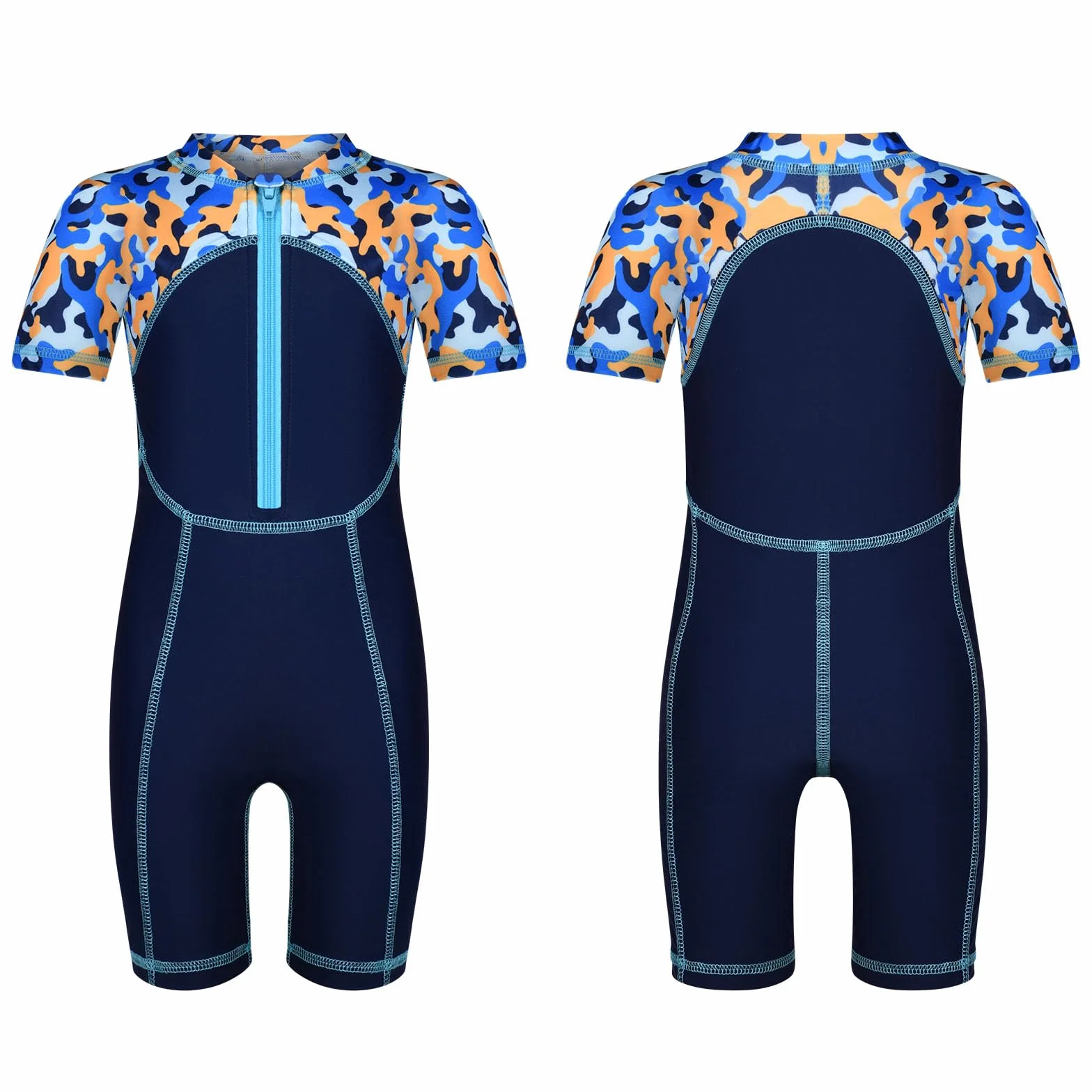 Aomig Bañador Niño Natacion Secado Rápido Neopreno Elástico Una Pieza Playa Surf Snorkel