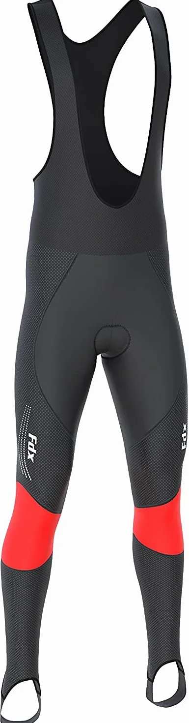 Culotte Largo Thermodream para Hombre, con badana 3D, térmico, Resistente al Agua, Tejido Super Roubaix, Cortaviento y de Secado rápido