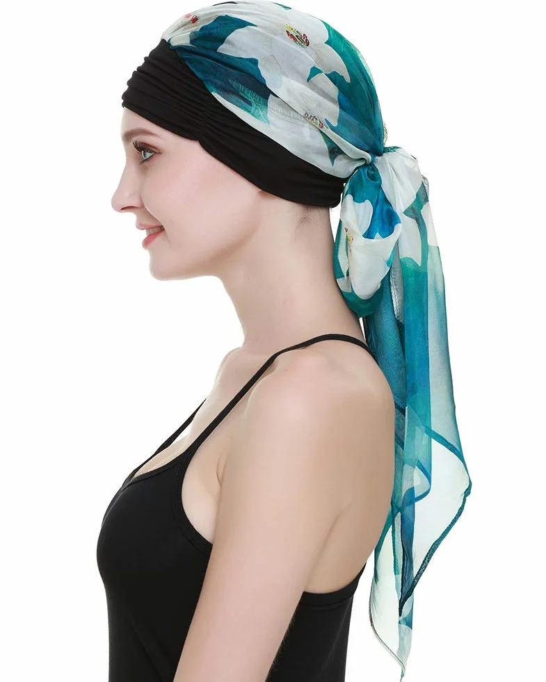 FocusCare Pañuelo de Cabeza Pre-Atado Chemo Sombrero Beanie Turbante para Cáncer