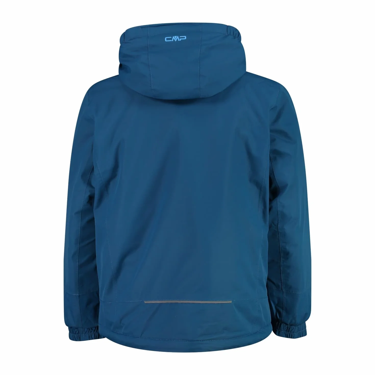 CMP - Chaqueta infantil con capucha fija, Gasolina, 164