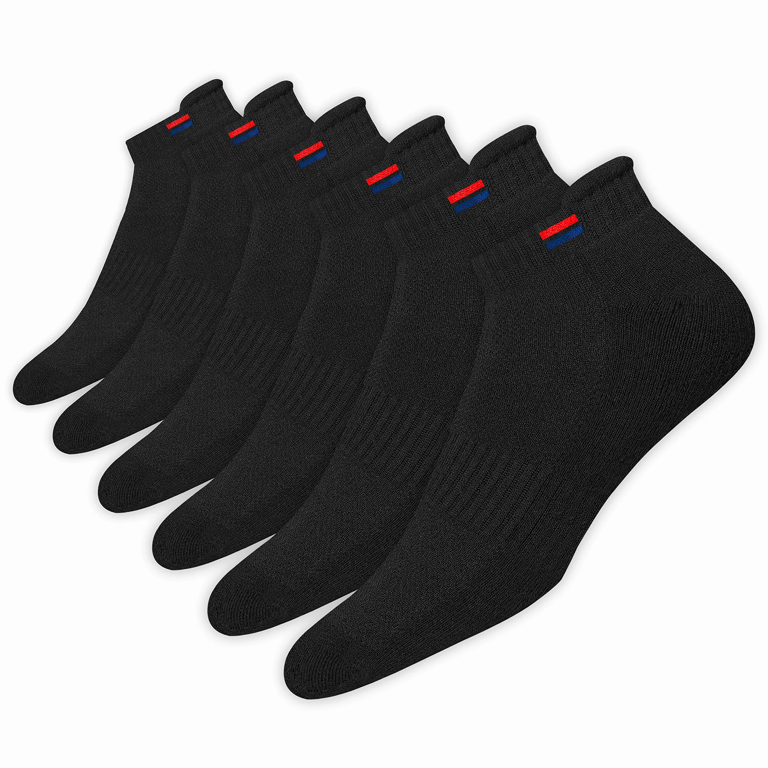 NAVYSPORT 6 Pares Calcetines Tobilleros Algodón Running Ciclismo CrossFit
