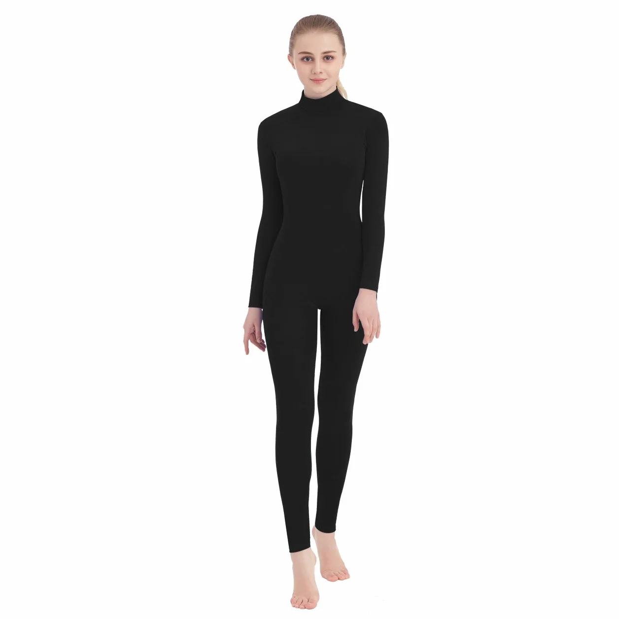 SUPRNOWA Cuello de Tortuga de una Sola Pieza Unisex