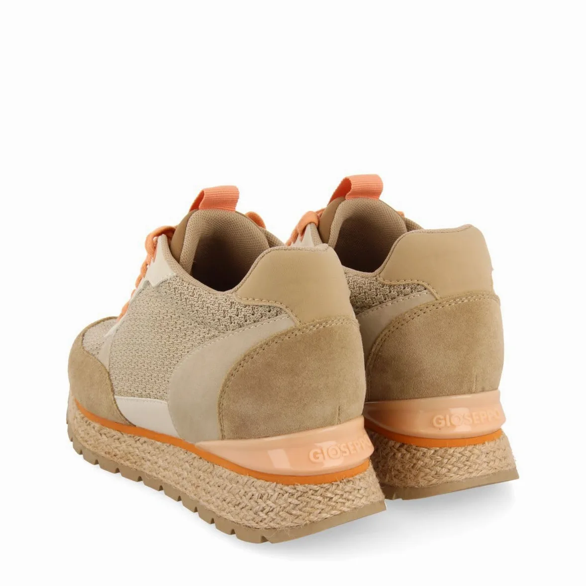 Sneakers Beige Estilo MEDITERRÁNEO con CUÑA Interna para Mujer KAJAN