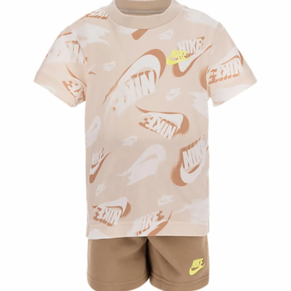 NIKE Bebé-Niñas Nsw On The Move Aop Ft Set Pack de 1