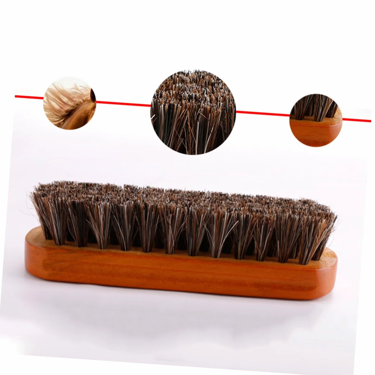 Juego de Cepillos para Zapatos Portátil de 9 Piezas Marrón | Cerdas de Bristle, Diseño Creativo, para Hombre y Mujer, Limpieza y Lustrado de Calzado