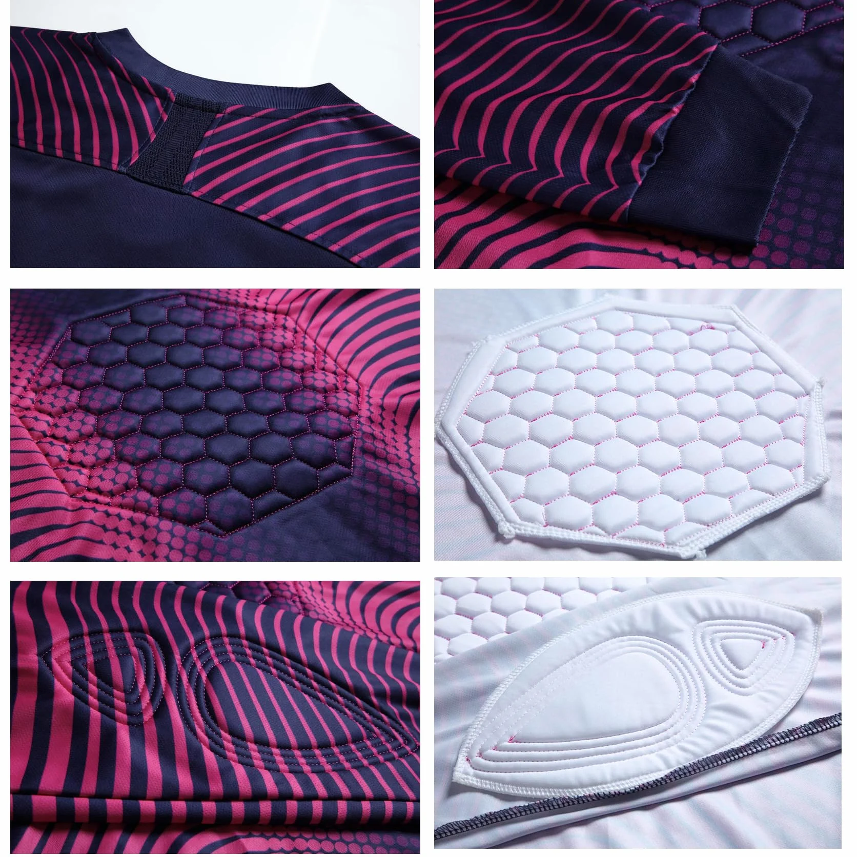 Conjunto de camiseta de portero para adultos y niños, pantalones cortos acolchados y transpirables, camiseta de portero de fútbol, balonmano, entrenamiento, hombre y mujer, equipo de