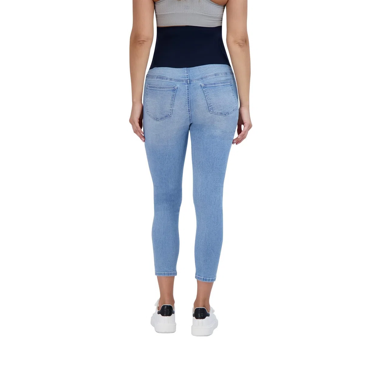 Savi Parker Vaqueros de maternidad para mujer sobre el vientre, ropa de embarazo para todas las estaciones, pantalones de maternidad