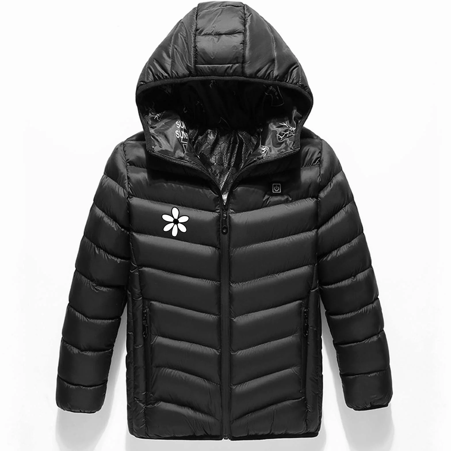 YAOJIWANG Chaqueta con Calefaccion Niños Niñas Chaleco Calefactable USB 3 Niveles de Temperatura