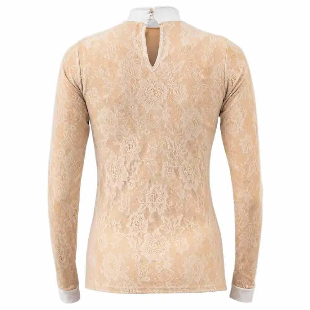 CAVALLIERA Pure Lace Woman Long Sleeve T-Shirt XL