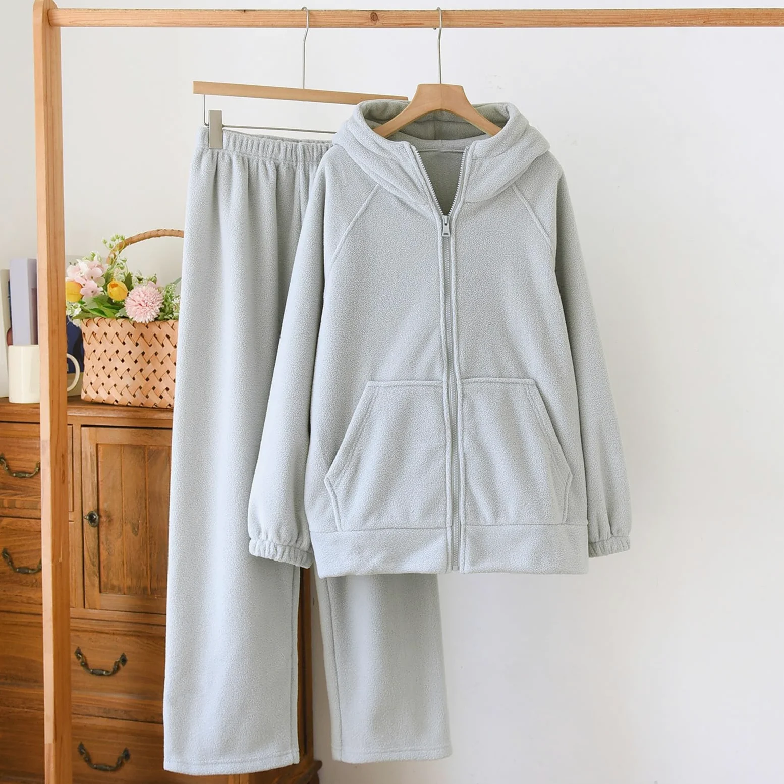 Pijama largo a cuadros para hombre, traje de casa largo, manga larga, otoño e invierno, cálido traje de casa de manga larga y pantalones de pijama a cuadros