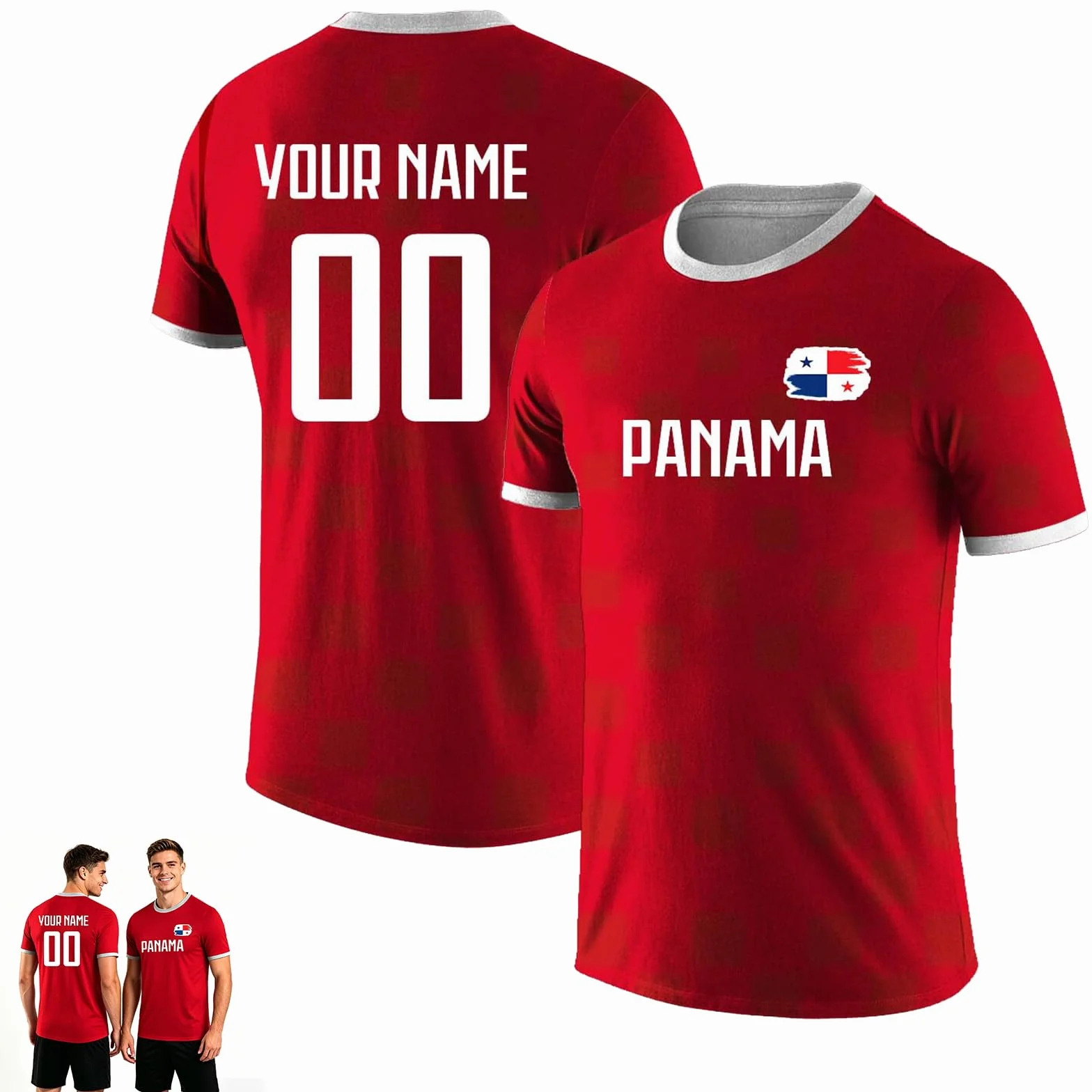 Genérico Camisetas de fútbol Personalizada para el Mundial 2026, Camiseta fútbol Personalizada para Hombre Mujer niños con Nombre número