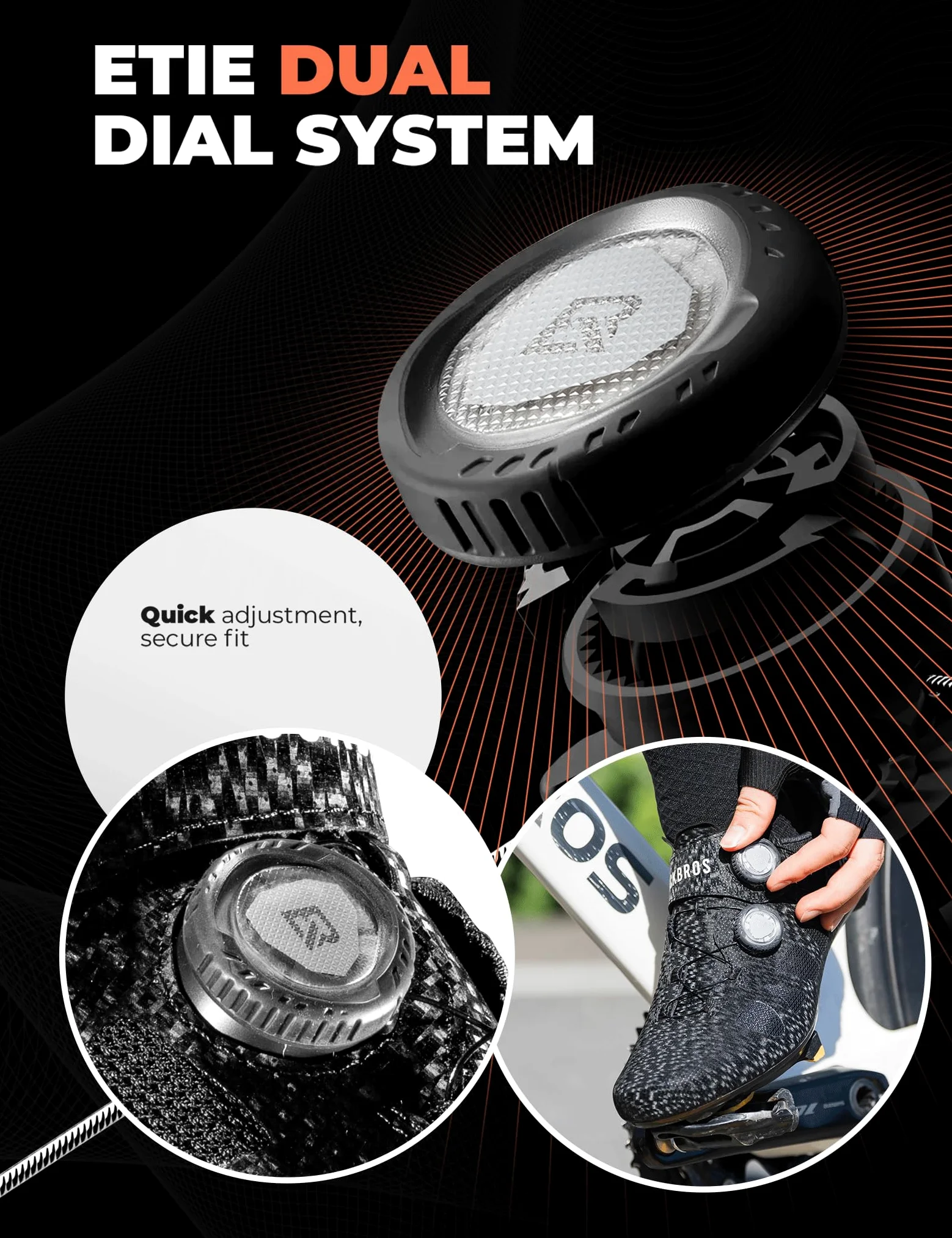 ROCKBROS Zapatilla de Ciclismo para Hombre y Mujer, Zapatos Bicicleta de Carretera MTB Compatible con Calas SPD-SL/KEO, Calzado con Suela de Nailon para Competición y Entrenamiento