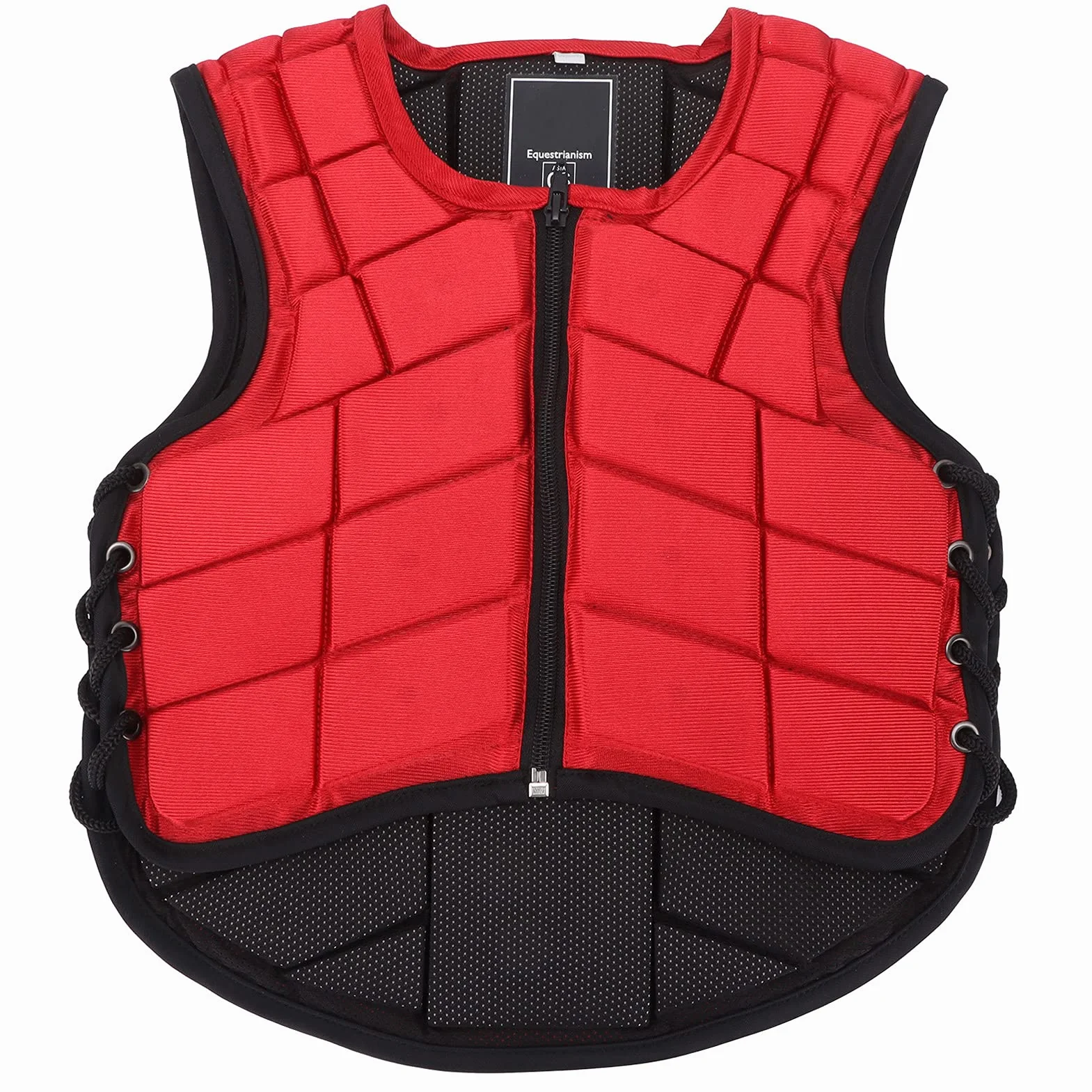 Chaleco de equitación para niños, acolchado de espuma, equipo de protección para equitación, protección del cuerpo, ajustable, cómodo, absorbente de golpes para niños,