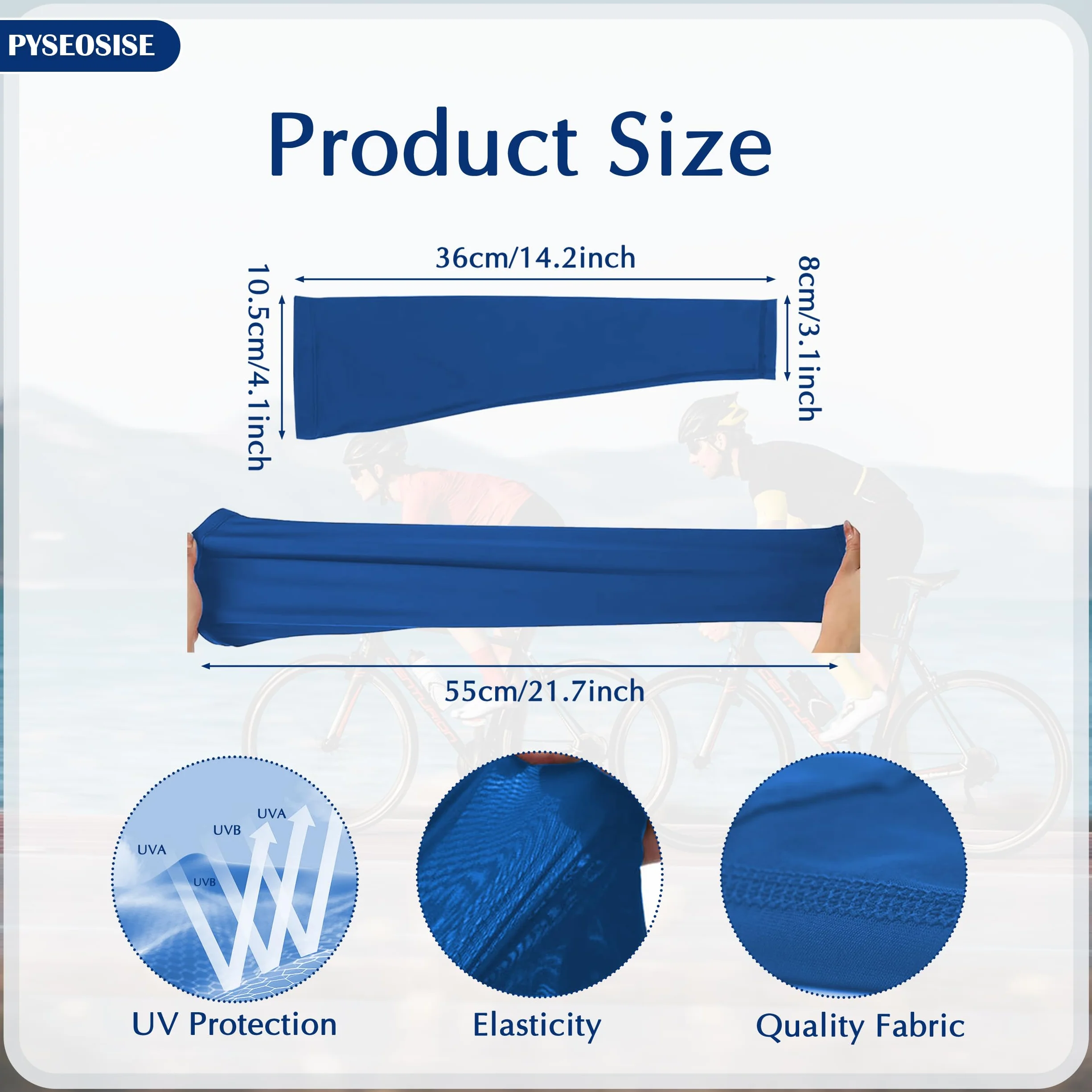 Mangas de Compresión de Longitud, 2 Pares Mangas de Pierna y 2 Pares Mangas para Brazos, Protección UV Verano Arm Sleeves Leg Sleeves para Ciclismo Correr Baloncesto Fútbol